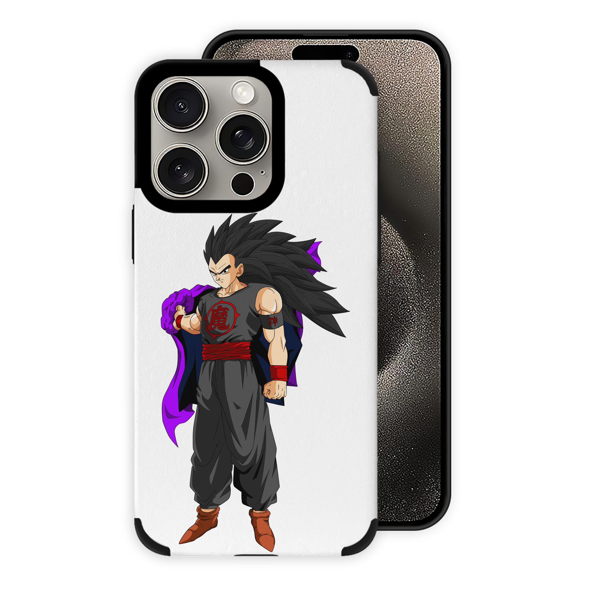 （画像用） ドラゴンボール ベジータ四世（Bejīta Yonsei）DRAGON BALL Vegeta IV 【iPhone15ProMax対応】 PUレザー スマホケース 耐衝撃＆黄変防止