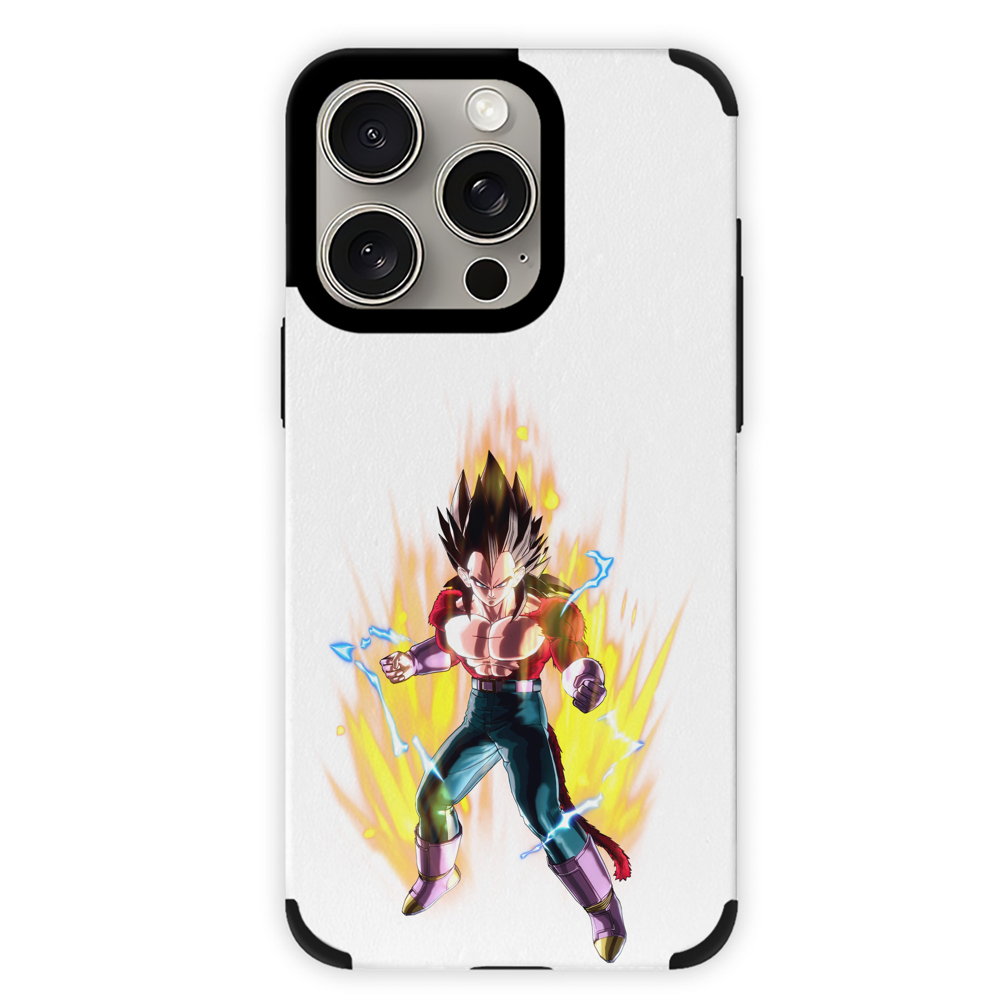 （画像用） ドラゴンボール ベジータ四世（Bejīta Yonsei）DRAGON BALL Vegeta IV 【iPhone15ProMax対応】 PUレザー スマホケース 耐衝撃＆黄変防止