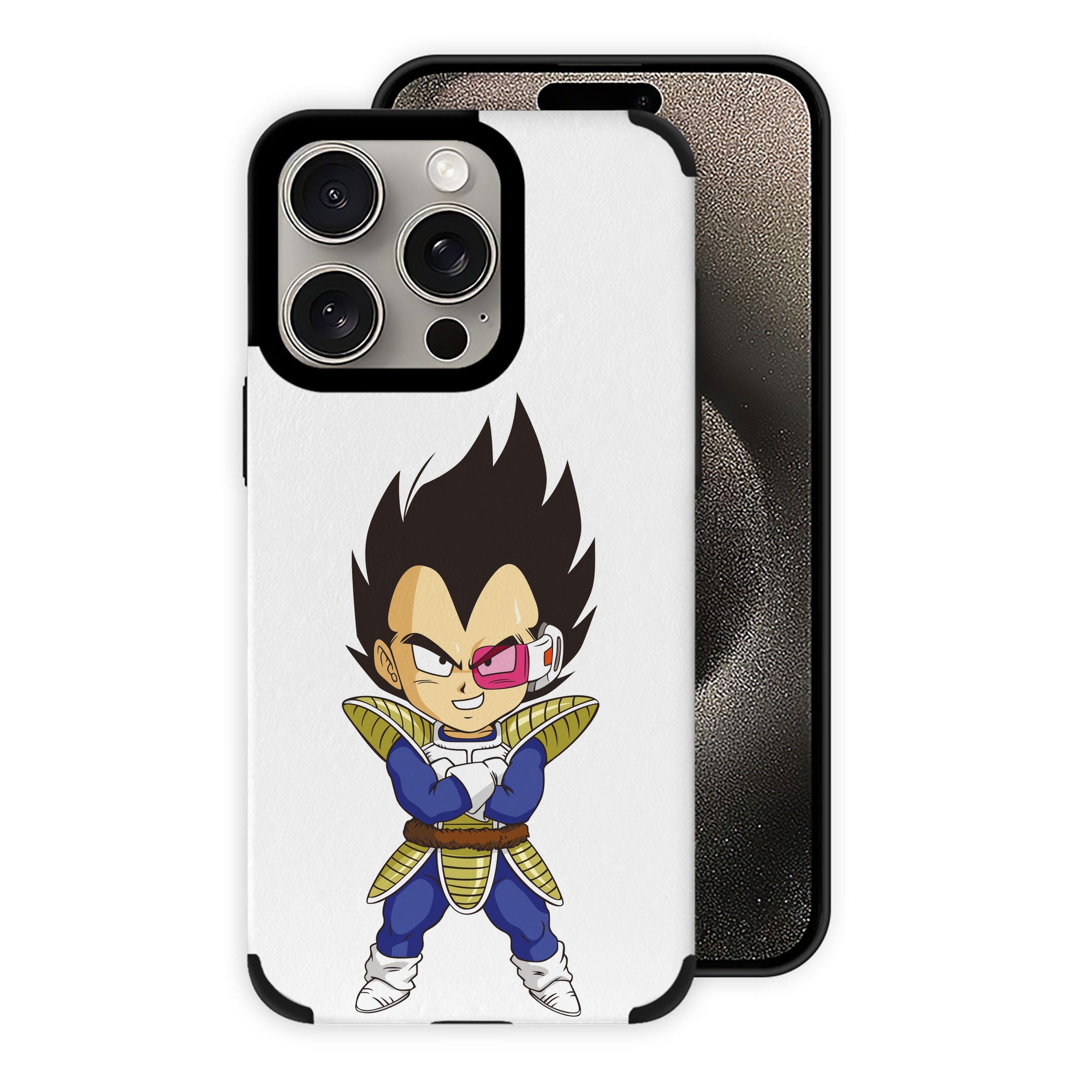 （画像用） ドラゴンボール ベジータ四世（Bejīta Yonsei）DRAGON BALL Vegeta IV 【iPhone15ProMax対応】 PUレザー スマホケース 耐衝撃＆黄変防止