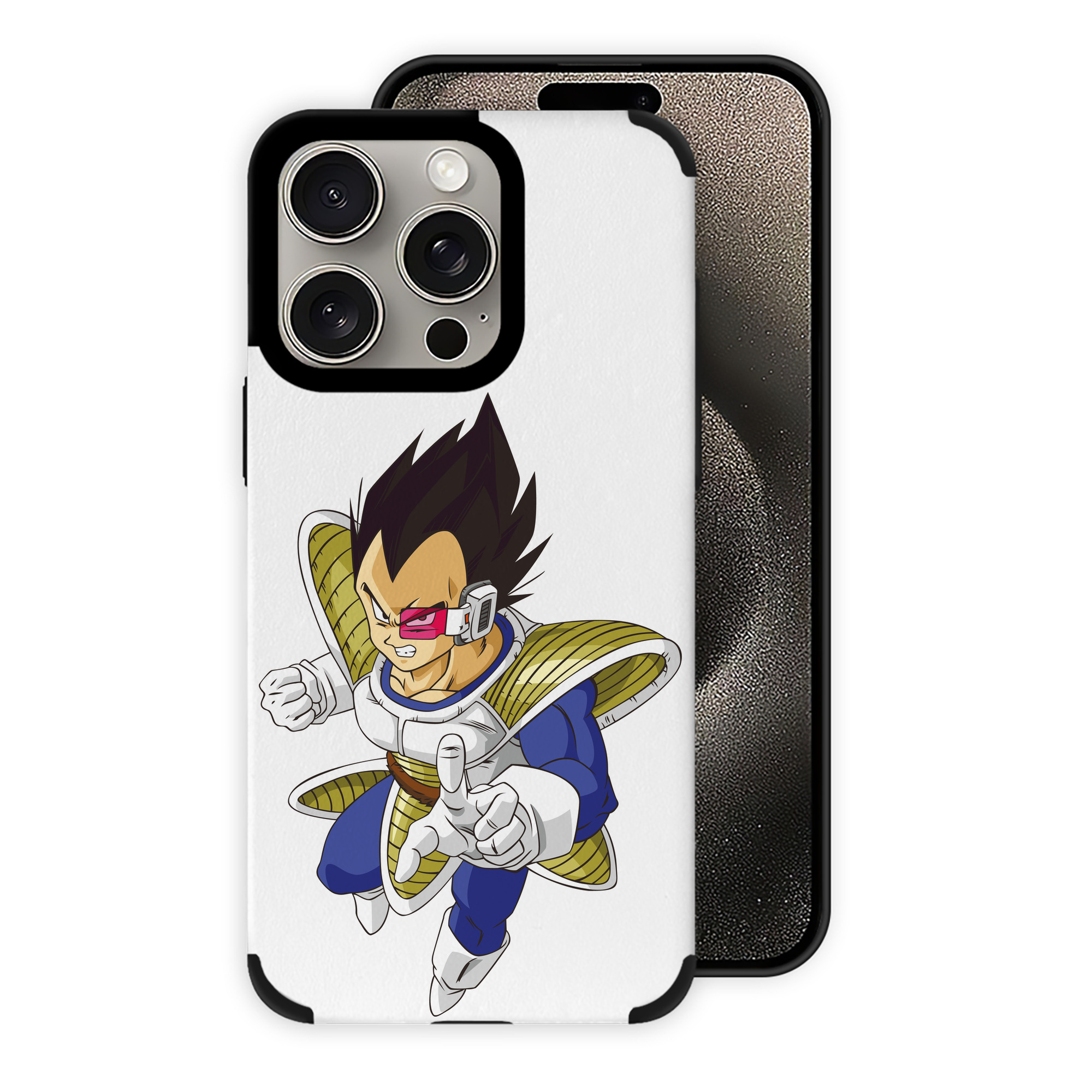 （画像用） ドラゴンボール ベジータ四世（Bejīta Yonsei）DRAGON BALL Vegeta IV 【iPhone15ProMax対応】 PUレザー スマホケース 耐衝撃＆黄変防止