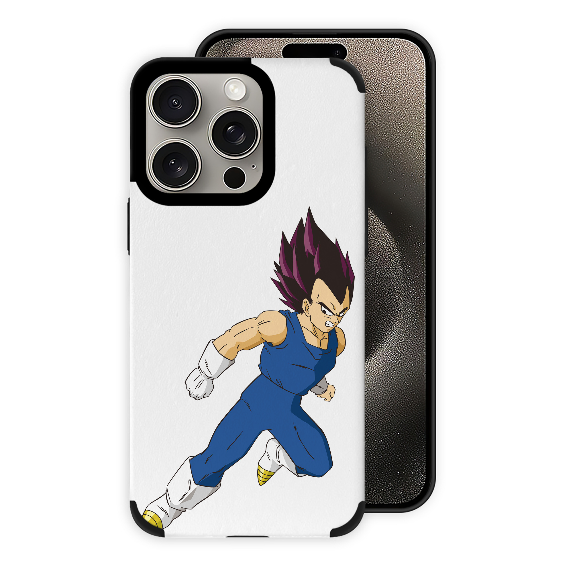 ドラゴンボール ベジータ四世（Bejīta Yonsei）DRAGON BALL Vegeta IV 【iPhone15ProMax対応】 PUレザー スマホケース 耐衝撃＆黄変防止