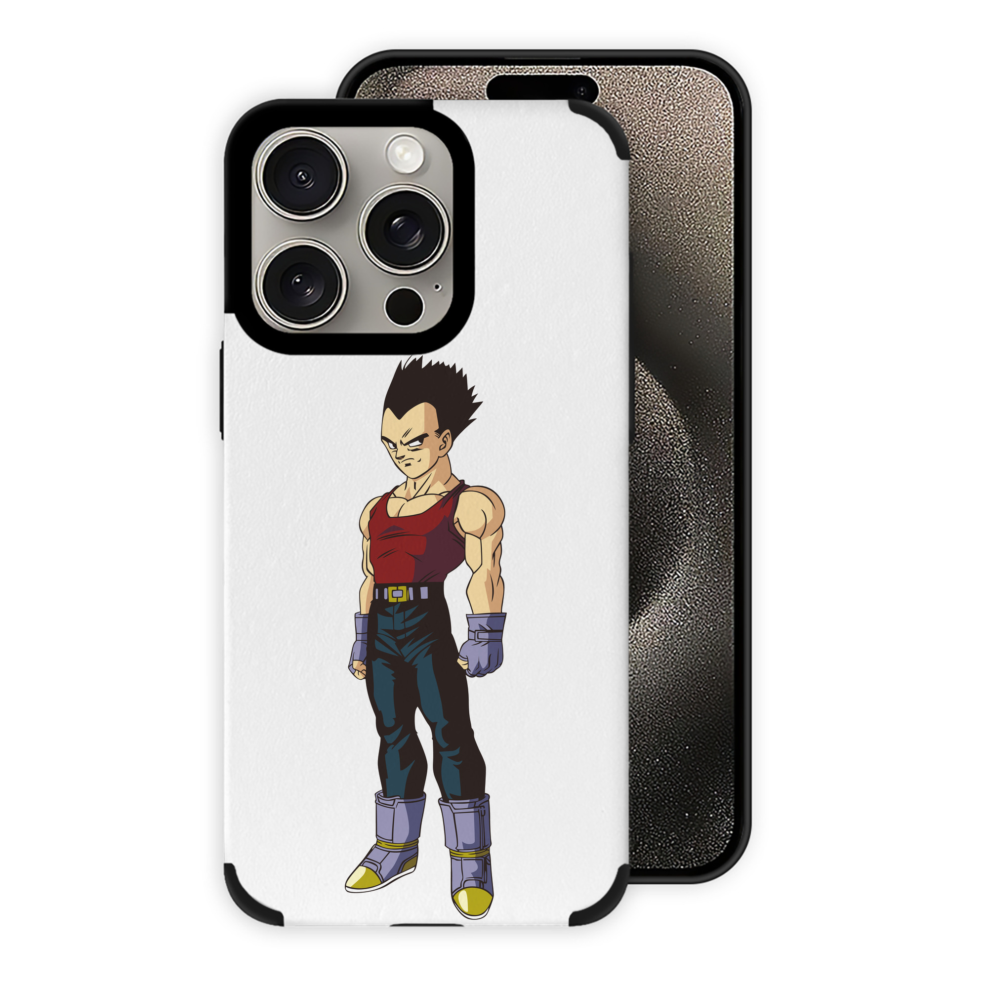 （画像用） ドラゴンボール ベジータ四世（Bejīta Yonsei）DRAGON BALL Vegeta IV 【iPhone15ProMax対応】 PUレザー スマホケース 耐衝撃＆黄変防止