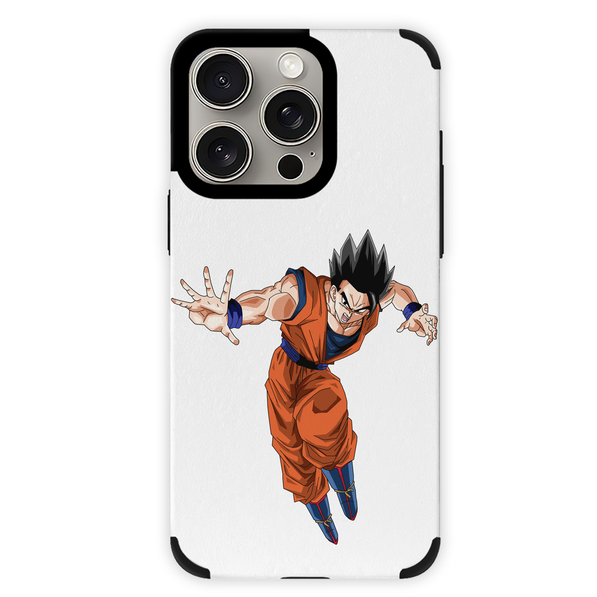 （画像用） ドラゴンボール 孫 悟飯（そんごはん）DRAGON BALL Son Gohan 【iPhone15ProMax対応】 PUレザー スマホケース 耐衝撃＆黄変防止