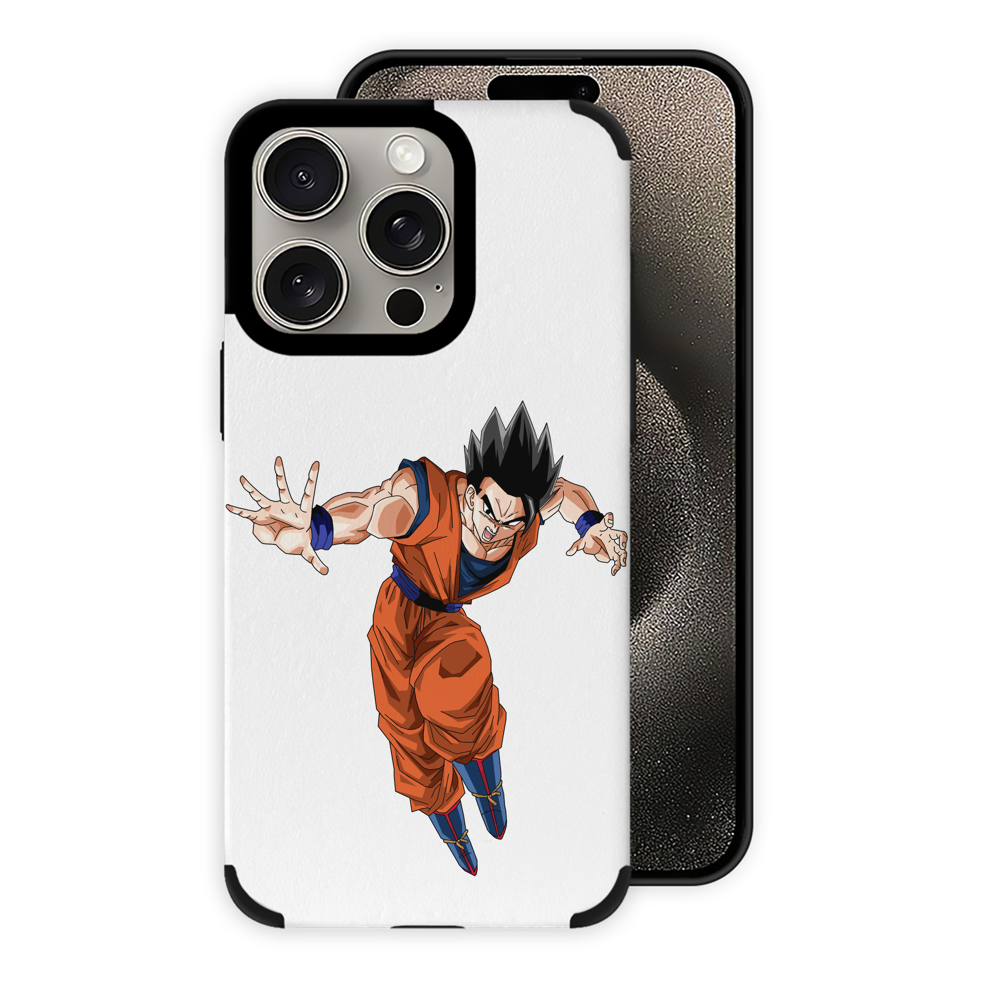 （画像用） ドラゴンボール 孫 悟飯（そんごはん）DRAGON BALL Son Gohan 【iPhone15ProMax対応】 PUレザー スマホケース 耐衝撃＆黄変防止
