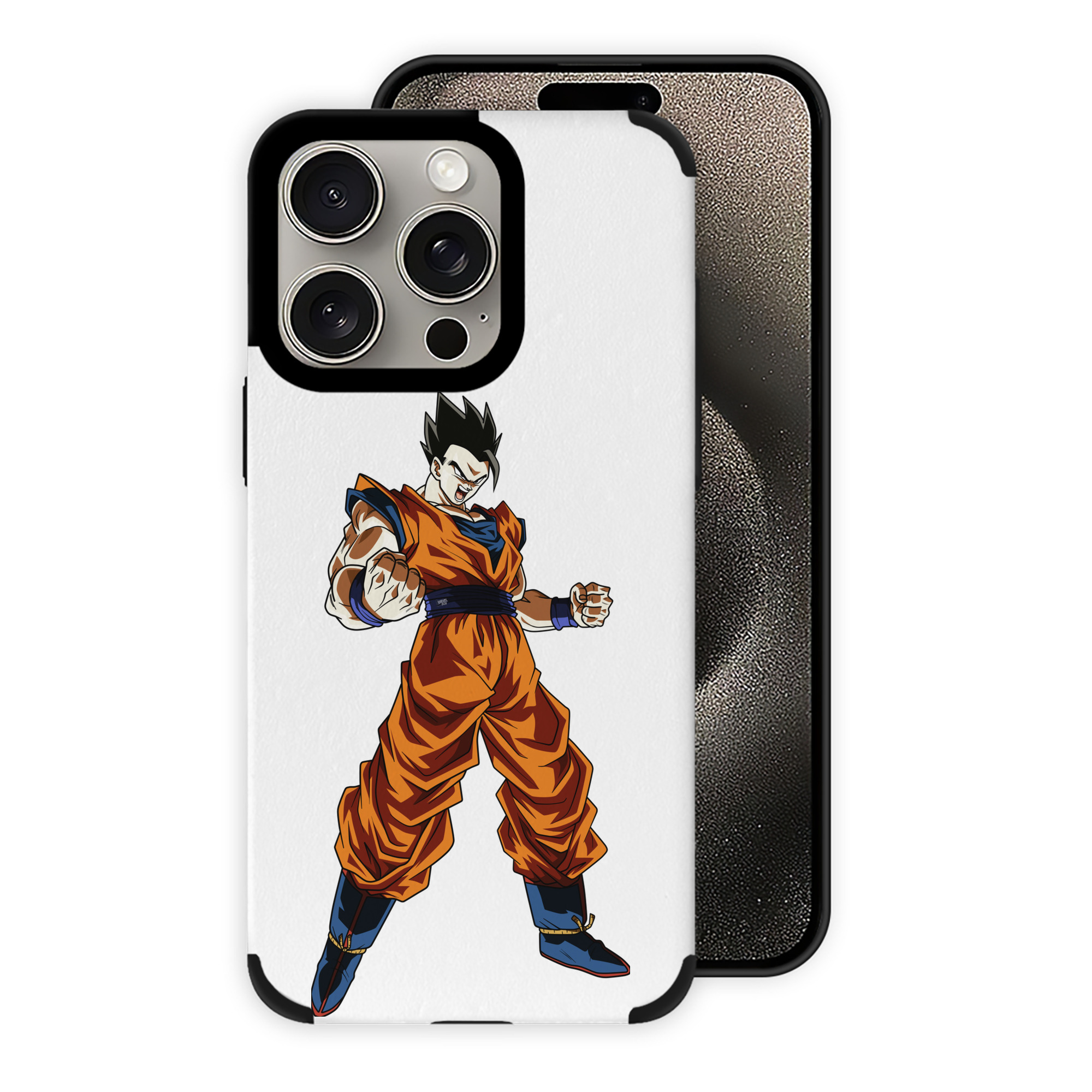 （画像用） ドラゴンボール 孫 悟飯（そんごはん）DRAGON BALL Son Gohan 【iPhone15ProMax対応】 PUレザー スマホケース 耐衝撃＆黄変防止