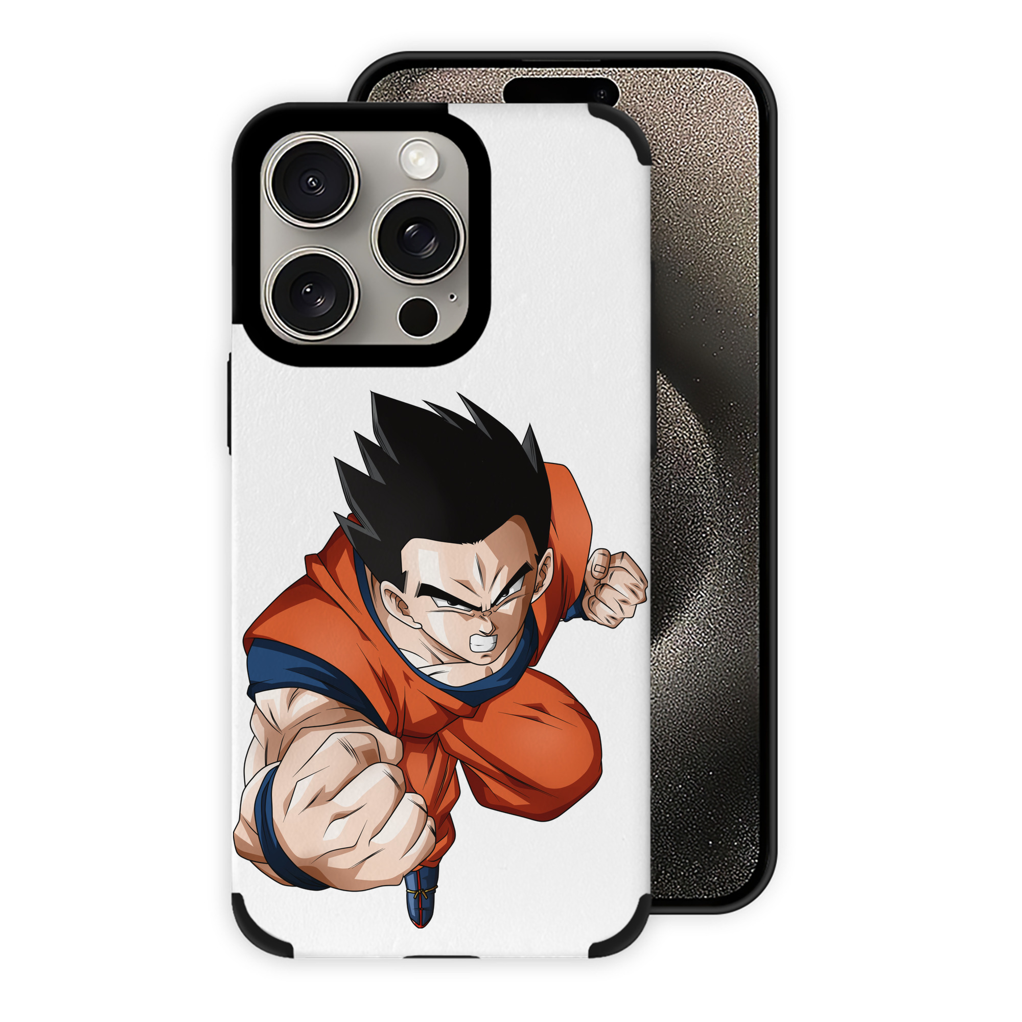（画像用） ドラゴンボール 孫 悟飯（そんごはん）DRAGON BALL Son Gohan 【iPhone15ProMax対応】 PUレザー スマホケース 耐衝撃＆黄変防止