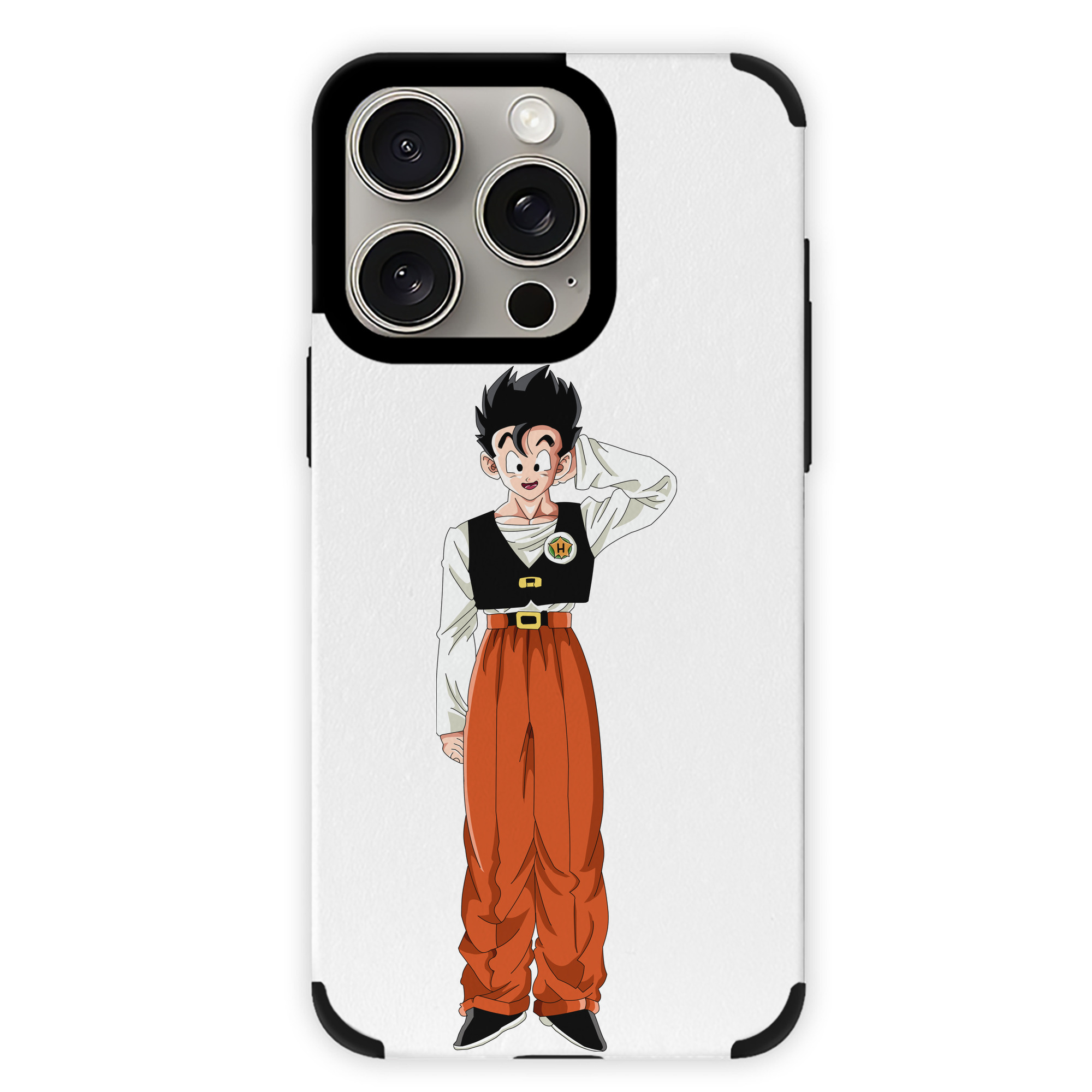 （画像用） ドラゴンボール 孫 悟飯（そんごはん）DRAGON BALL Son Gohan 【iPhone15ProMax対応】 PUレザー スマホケース 耐衝撃＆黄変防止