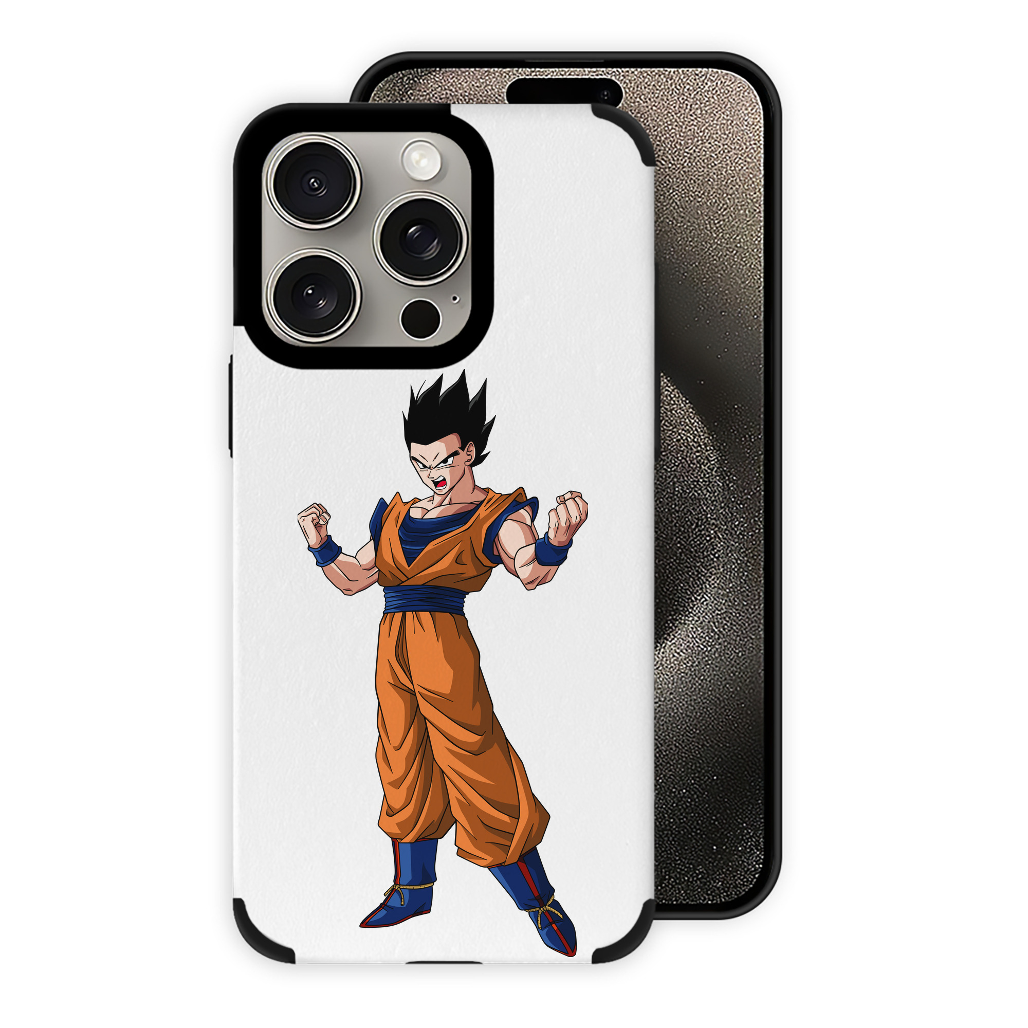 （画像用） ドラゴンボール 孫 悟飯（そんごはん）DRAGON BALL Son Gohan 【iPhone15ProMax対応】 PUレザー スマホケース 耐衝撃＆黄変防止