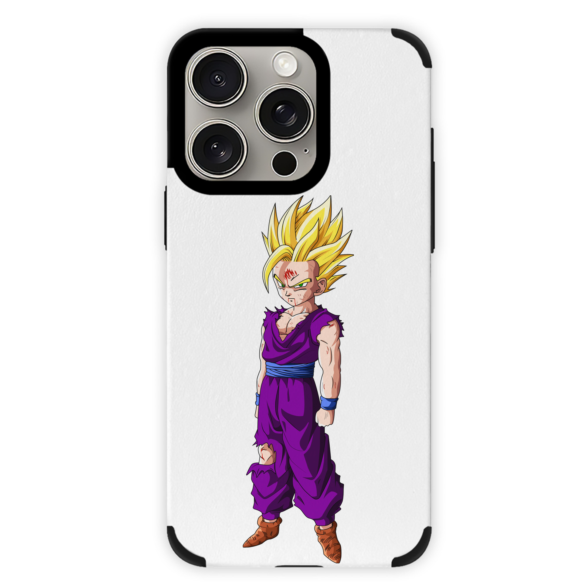 （画像用） ドラゴンボール 孫 悟飯（そんごはん）DRAGON BALL Son Gohan 【iPhone15ProMax対応】 PUレザー スマホケース 耐衝撃＆黄変防止