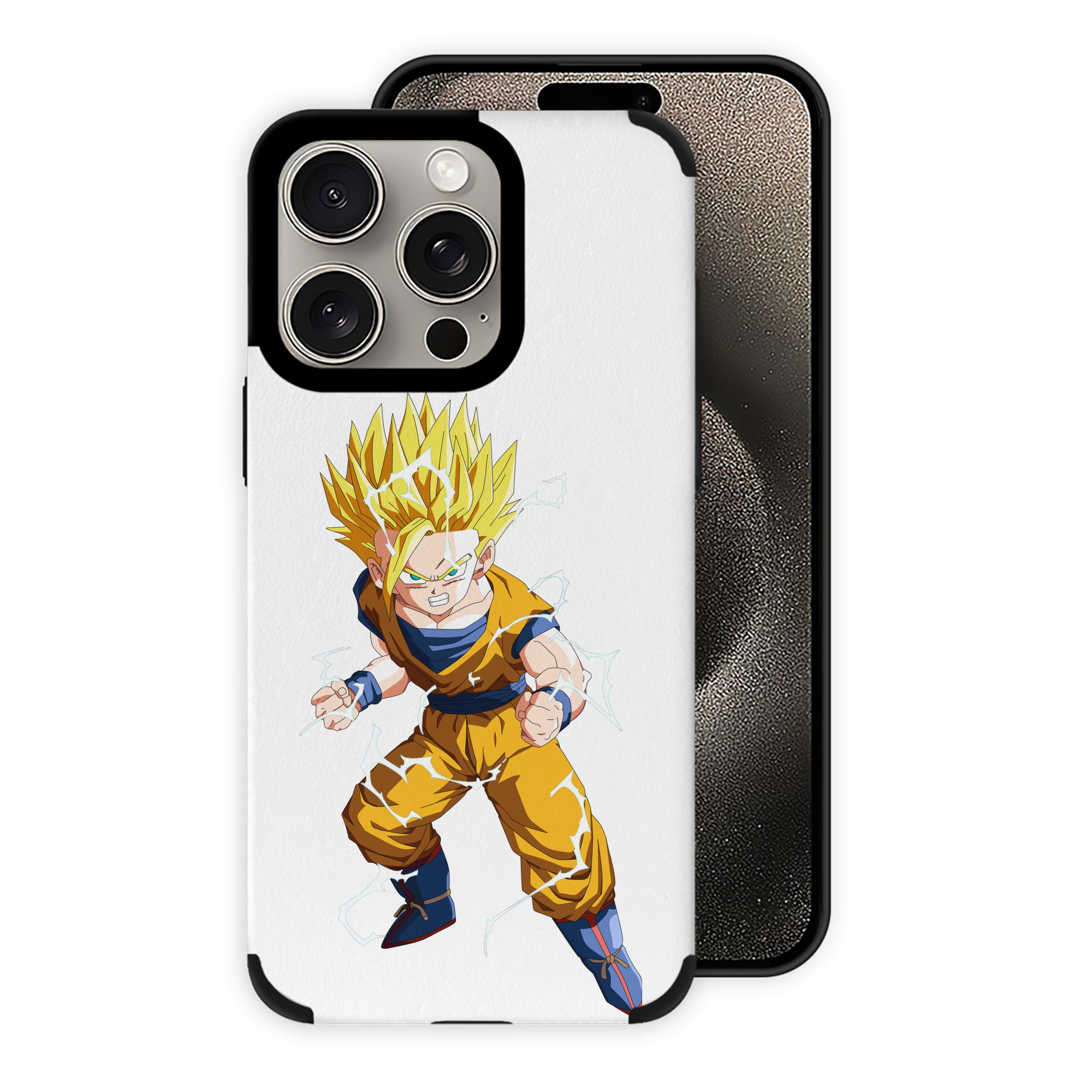 （画像用） ドラゴンボール 孫 悟飯（そんごはん）DRAGON BALL Son Gohan 【iPhone15ProMax対応】 PUレザー スマホケース 耐衝撃＆黄変防止