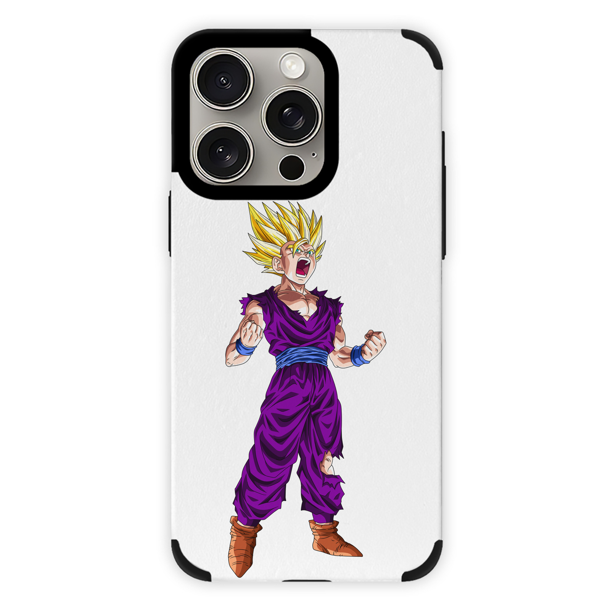 （画像用） ドラゴンボール 孫 悟飯（そんごはん）DRAGON BALL Son Gohan 【iPhone15ProMax対応】 PUレザー スマホケース 耐衝撃＆黄変防止