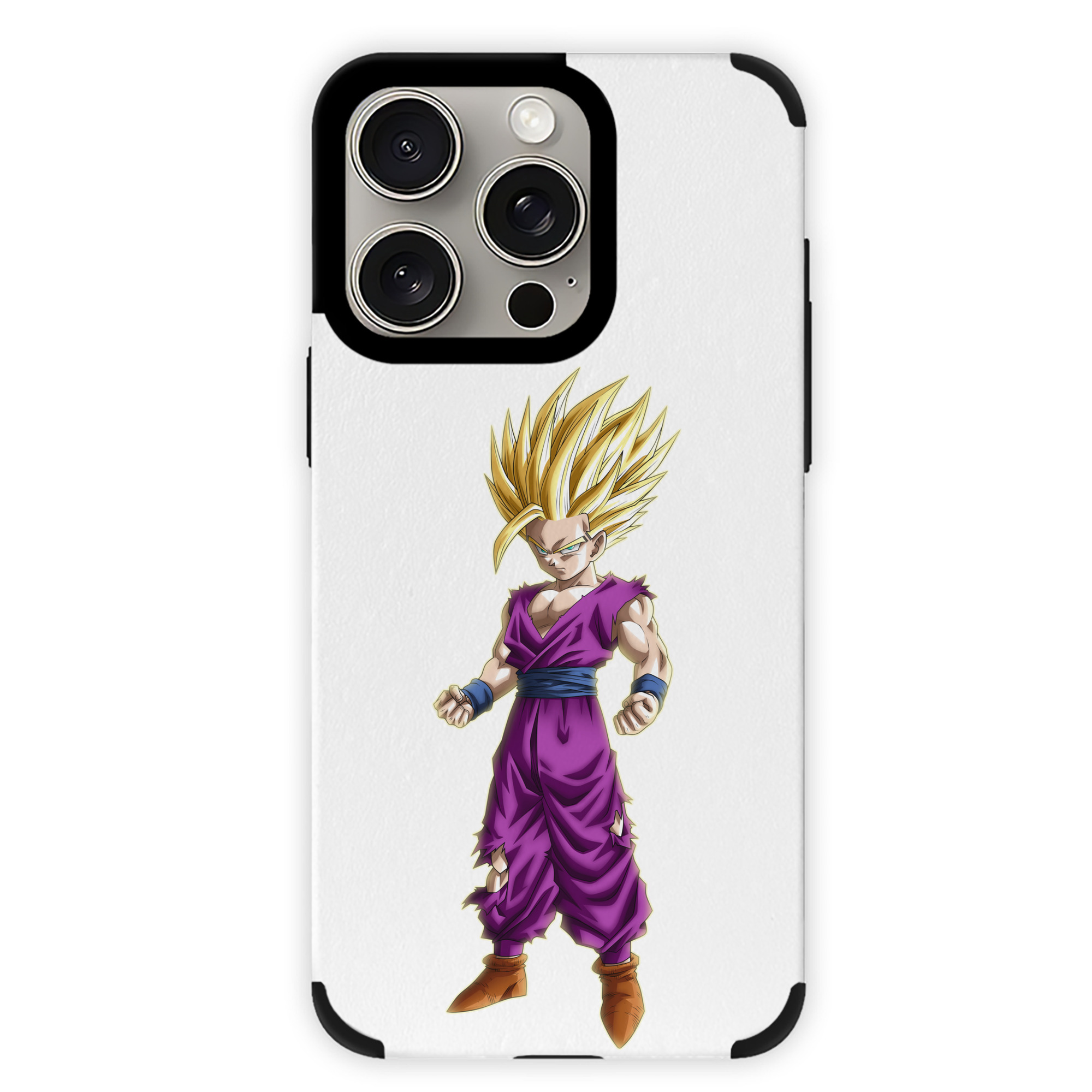 （画像用） ドラゴンボール 孫 悟飯（そんごはん）DRAGON BALL Son Gohan 【iPhone15ProMax対応】 PUレザー スマホケース 耐衝撃＆黄変防止