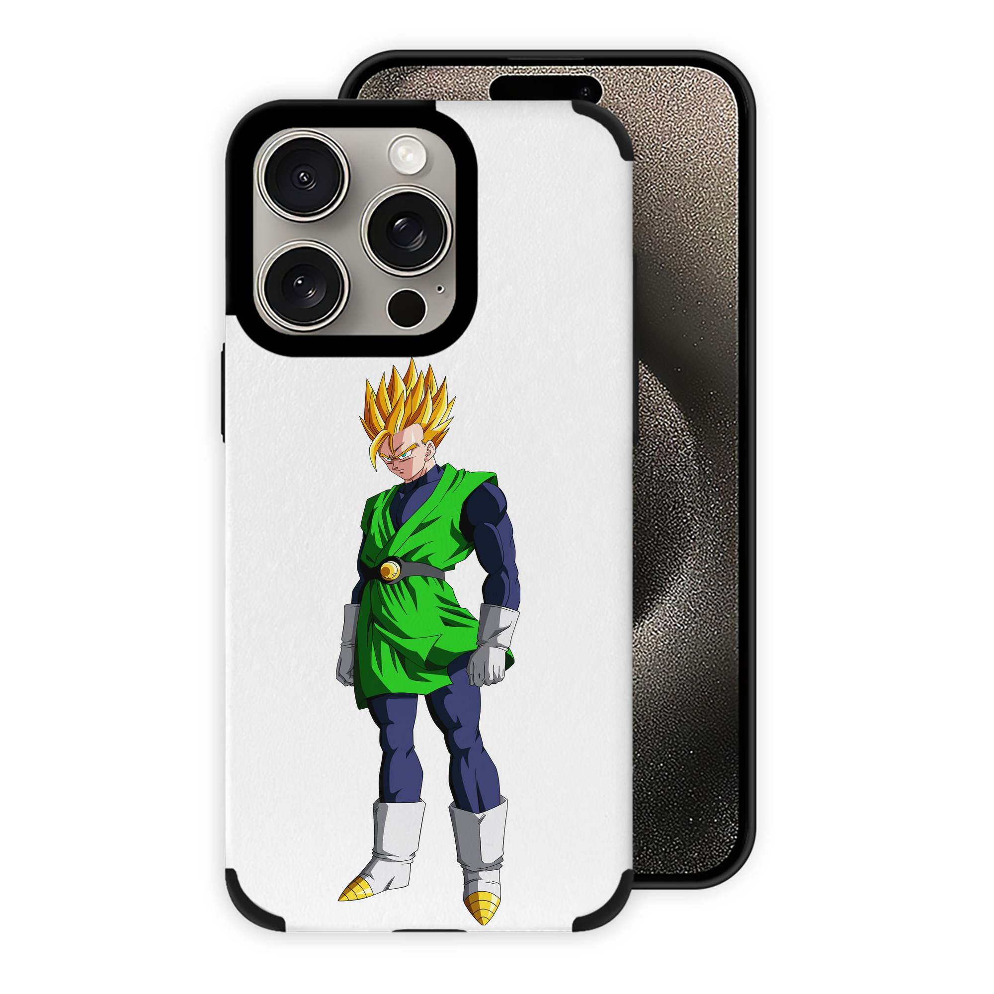 （画像用） ドラゴンボール 孫 悟飯（そんごはん）DRAGON BALL Son Gohan 【iPhone15ProMax対応】 PUレザー スマホケース 耐衝撃＆黄変防止