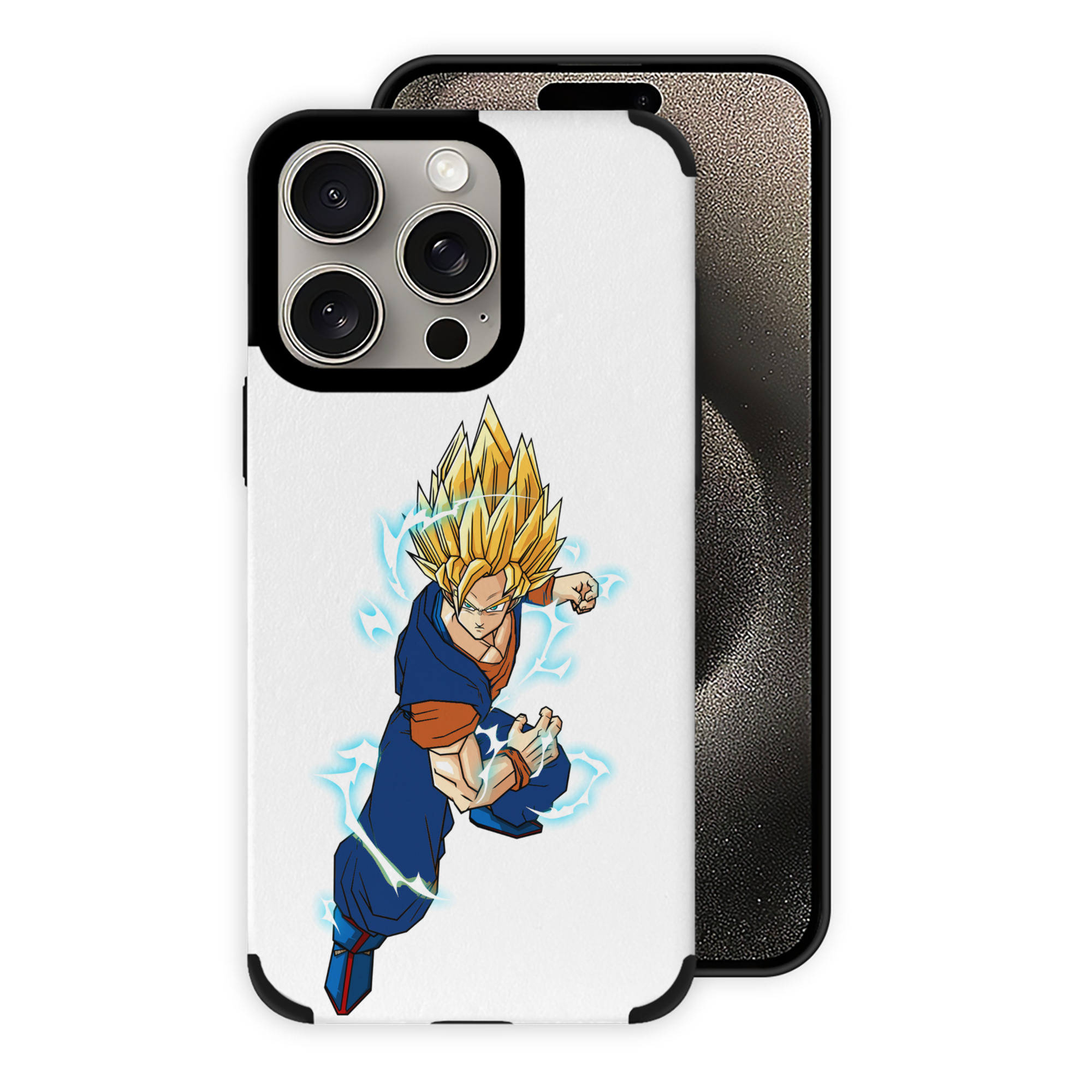 （画像用） ドラゴンボール 孫 悟飯（そんごはん）DRAGON BALL Son Gohan 【iPhone15ProMax対応】 PUレザー スマホケース 耐衝撃＆黄変防止