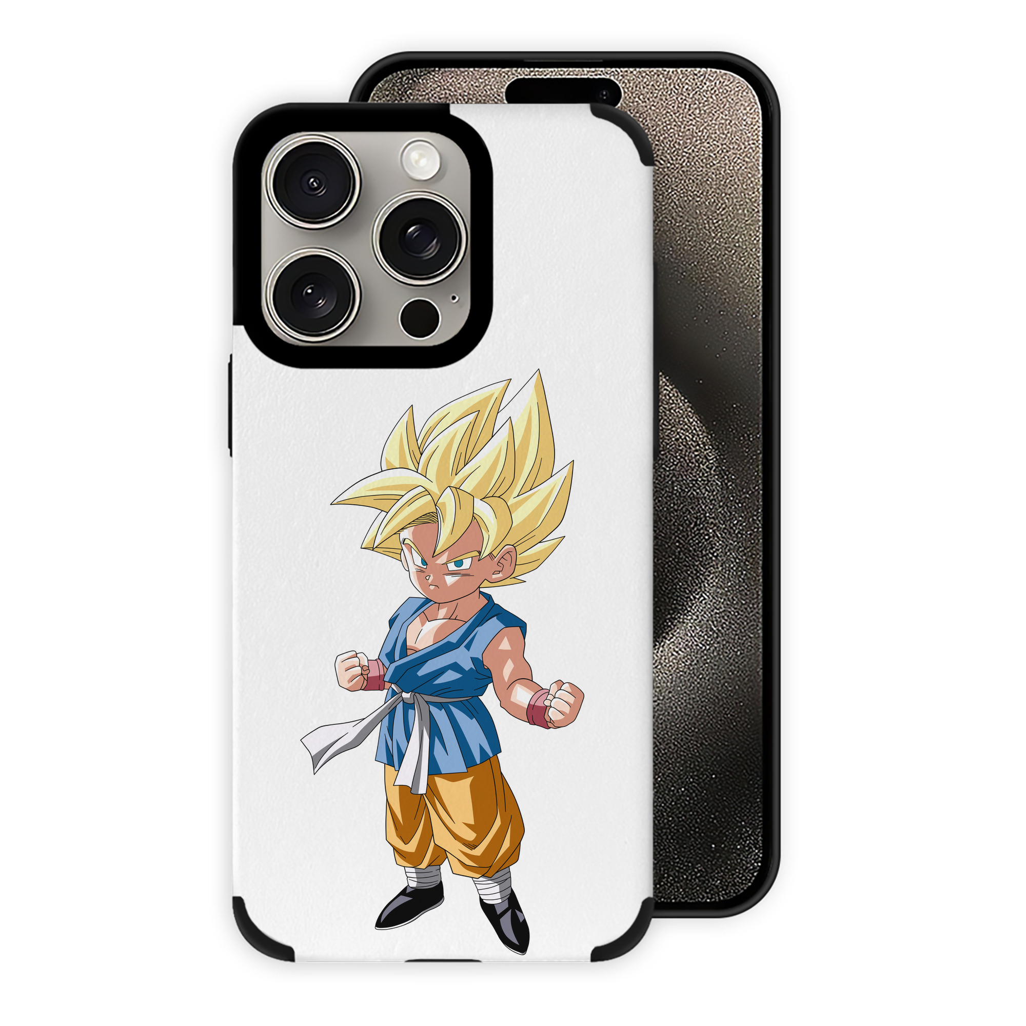 （画像用） ドラゴンボール 孫 悟飯（そんごはん）DRAGON BALL Son Gohan 【iPhone15ProMax対応】 PUレザー スマホケース 耐衝撃＆黄変防止
