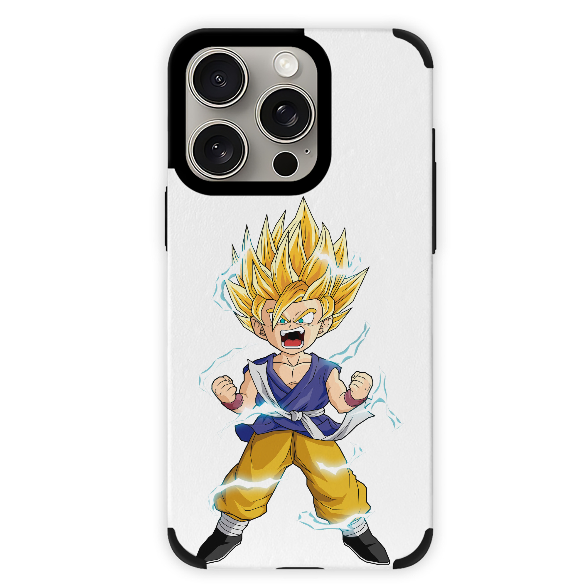 （画像用） ドラゴンボール 孫 悟飯（そんごはん）DRAGON BALL Son Gohan 【iPhone15ProMax対応】 PUレザー スマホケース 耐衝撃＆黄変防止