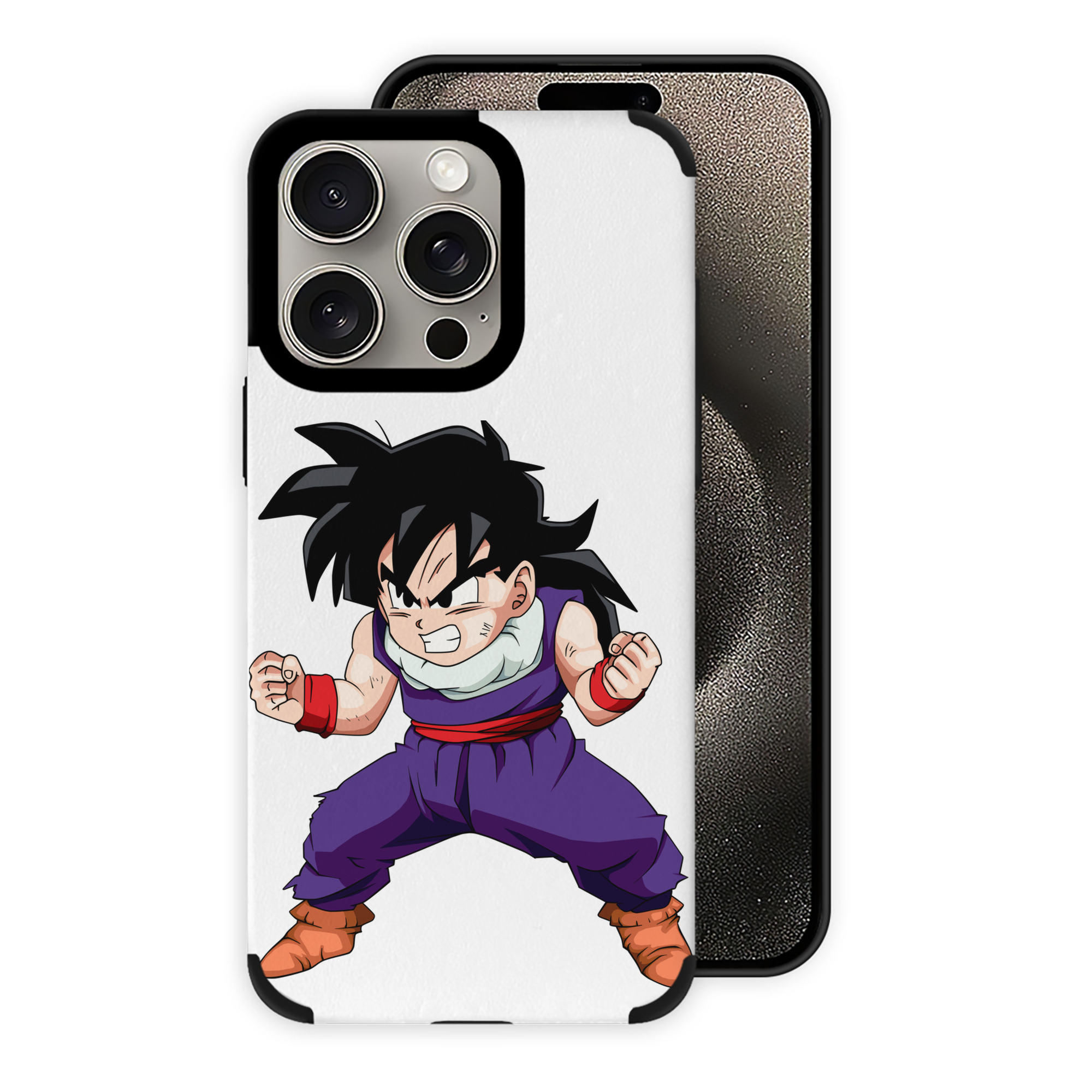 （画像用） ドラゴンボール 孫 悟飯（そんごはん）DRAGON BALL Son Gohan 【iPhone15ProMax対応】 PUレザー スマホケース 耐衝撃＆黄変防止