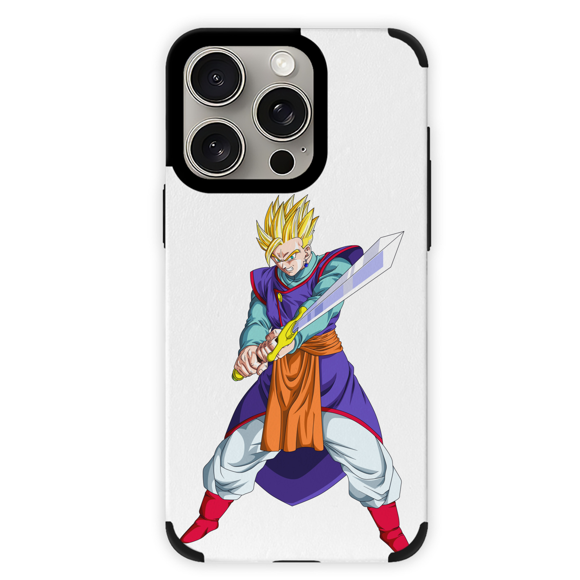 （画像用） ドラゴンボール 孫 悟飯（そんごはん）DRAGON BALL Son Gohan 【iPhone15ProMax対応】 PUレザー スマホケース 耐衝撃＆黄変防止