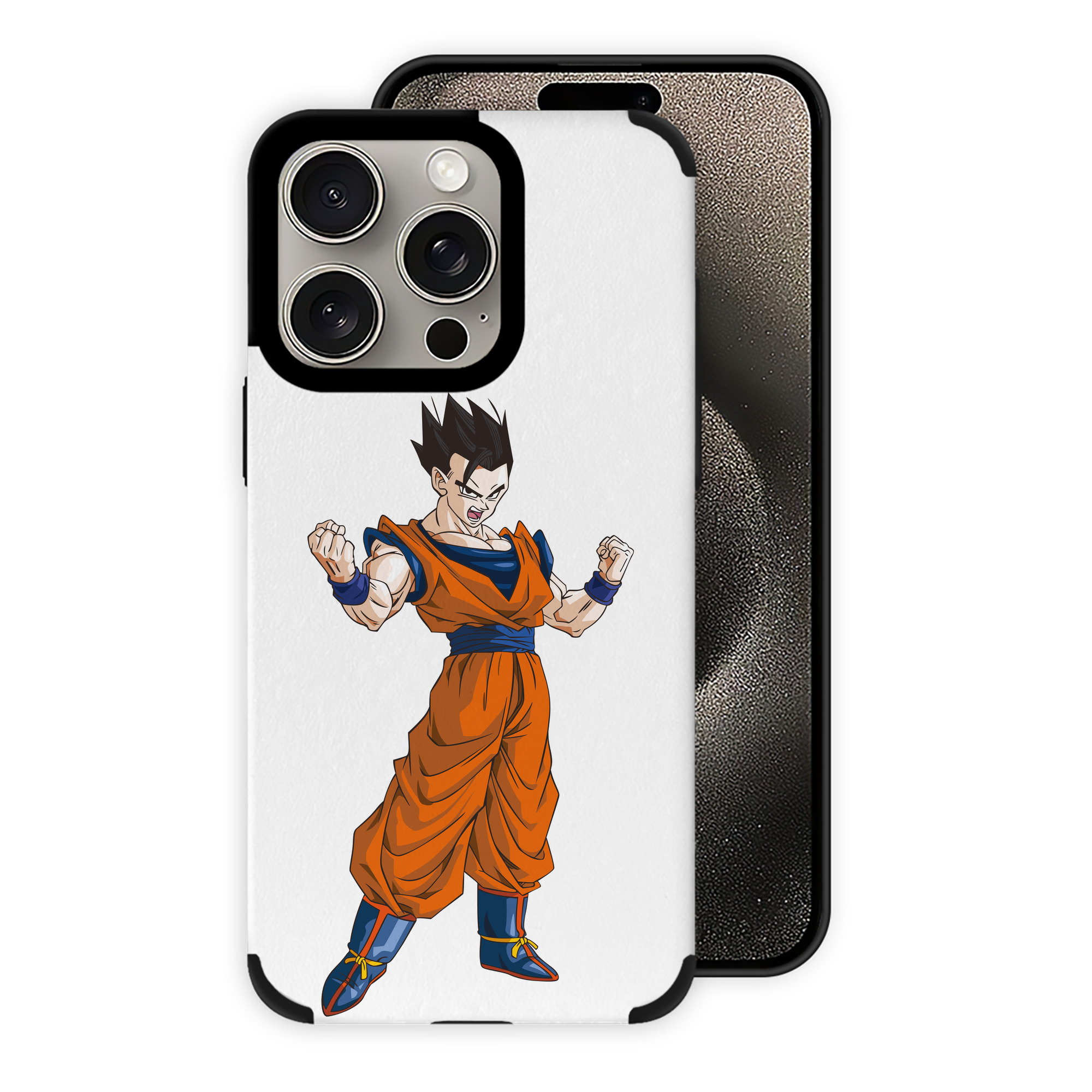 （画像用） ドラゴンボール 孫 悟飯（そんごはん）DRAGON BALL Son Gohan 【iPhone15ProMax対応】 PUレザー スマホケース 耐衝撃＆黄変防止