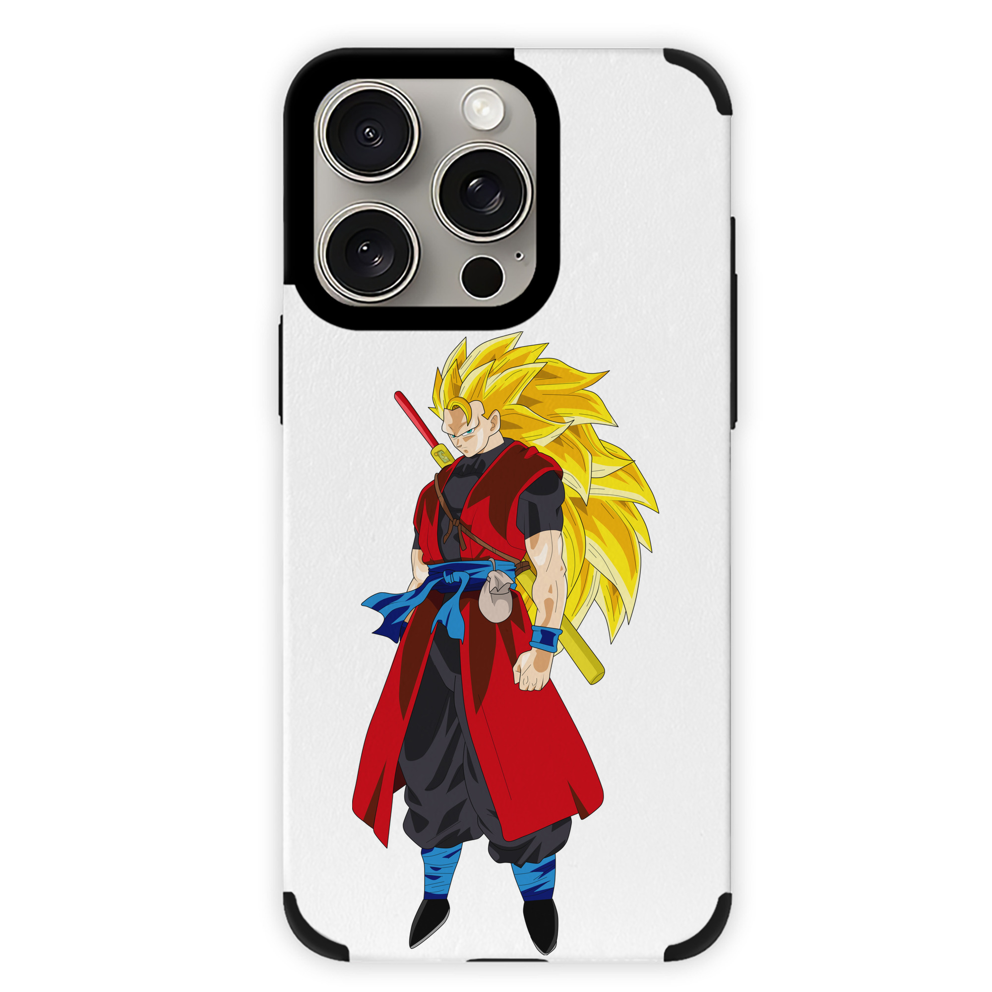 （画像用） ドラゴンボール トランクス（Torankusu）DRAGON BALL Trunks 【iPhone15ProMax対応】 PUレザー スマホケース 耐衝撃＆黄変防止
