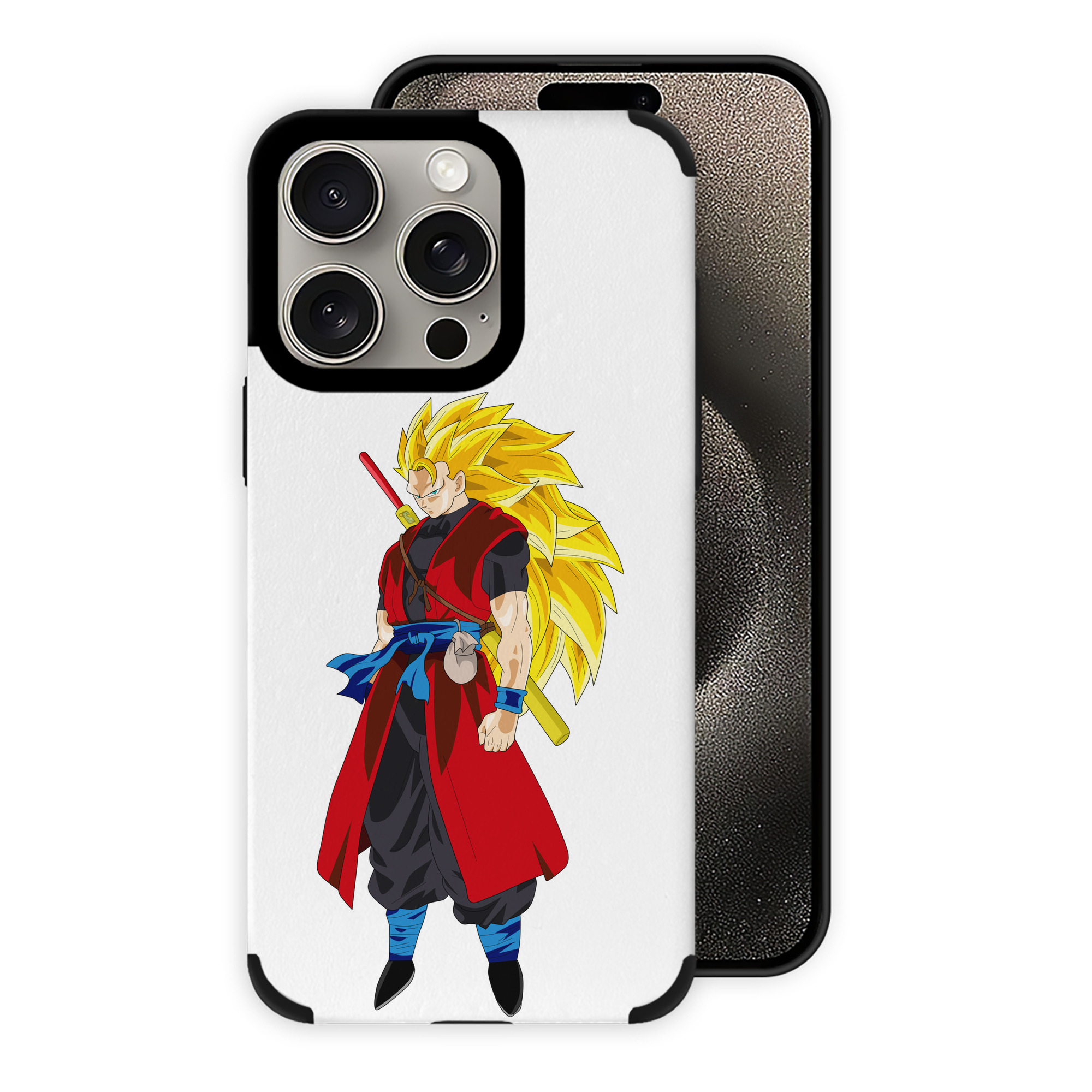（画像用） ドラゴンボール トランクス（Torankusu）DRAGON BALL Trunks 【iPhone15ProMax対応】 PUレザー スマホケース 耐衝撃＆黄変防止