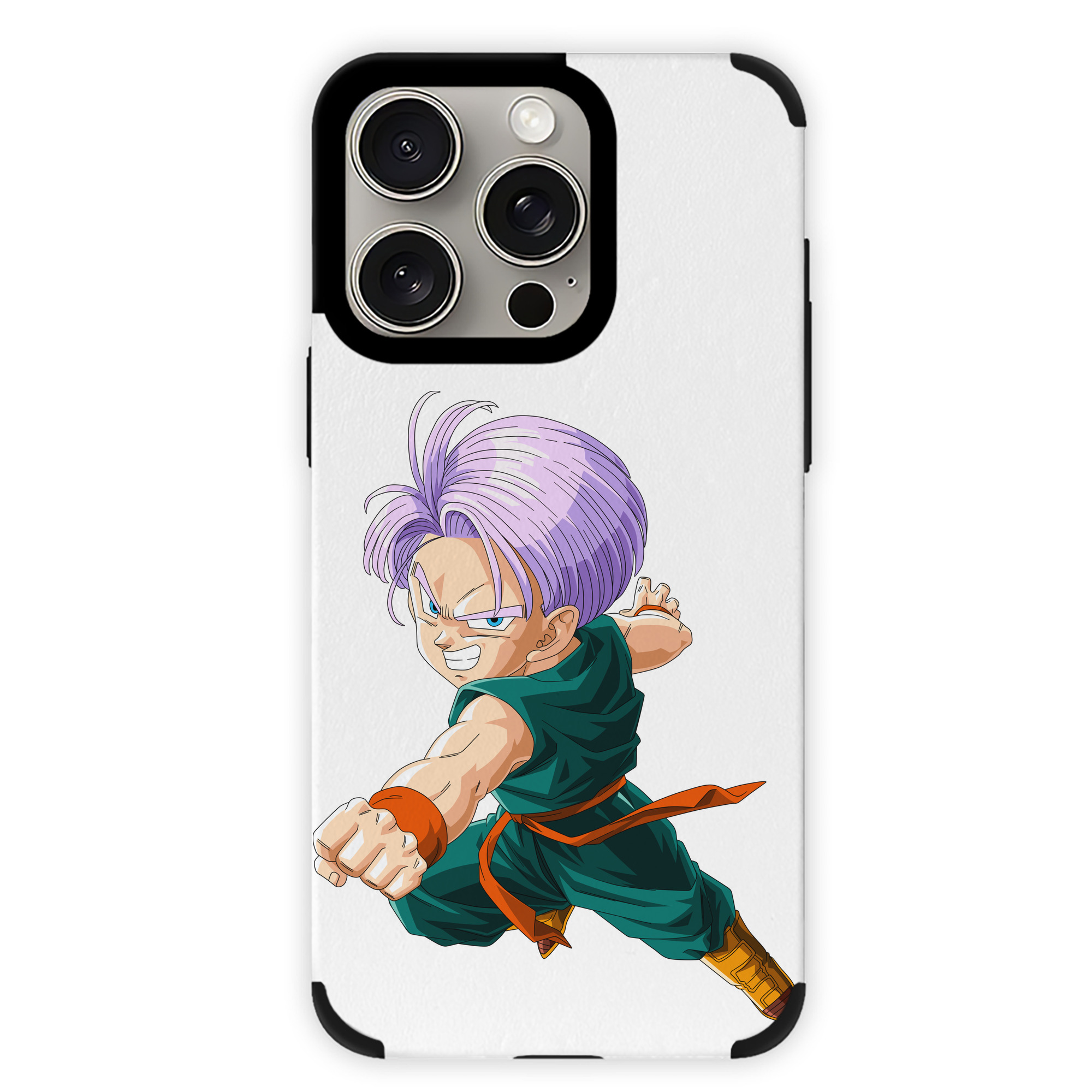 （画像用） ドラゴンボール トランクス（Torankusu）DRAGON BALL Trunks 【iPhone15ProMax対応】 PUレザー スマホケース 耐衝撃＆黄変防止