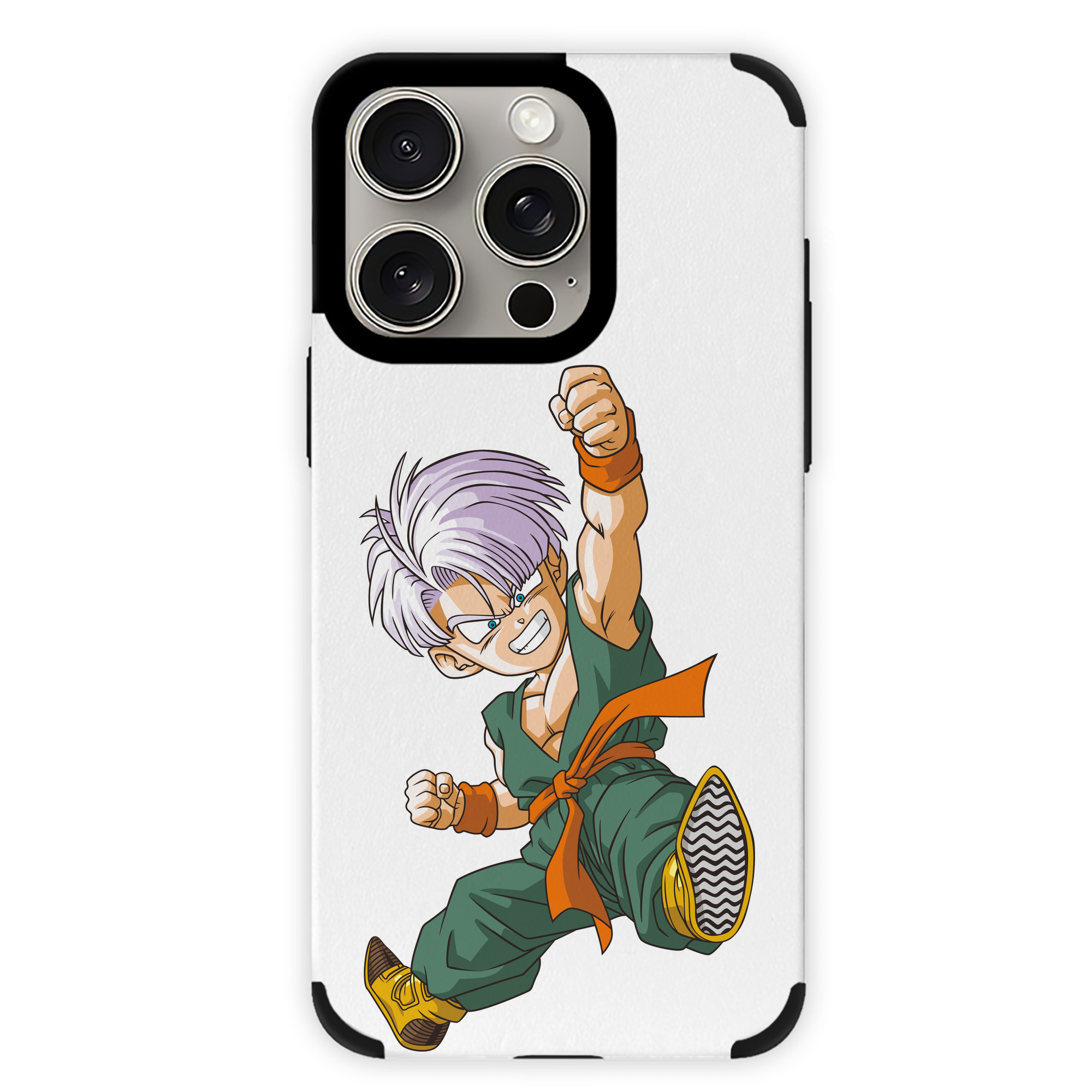 （画像用） ドラゴンボール トランクス（Torankusu）DRAGON BALL Trunks 【iPhone15ProMax対応】 PUレザー スマホケース 耐衝撃＆黄変防止