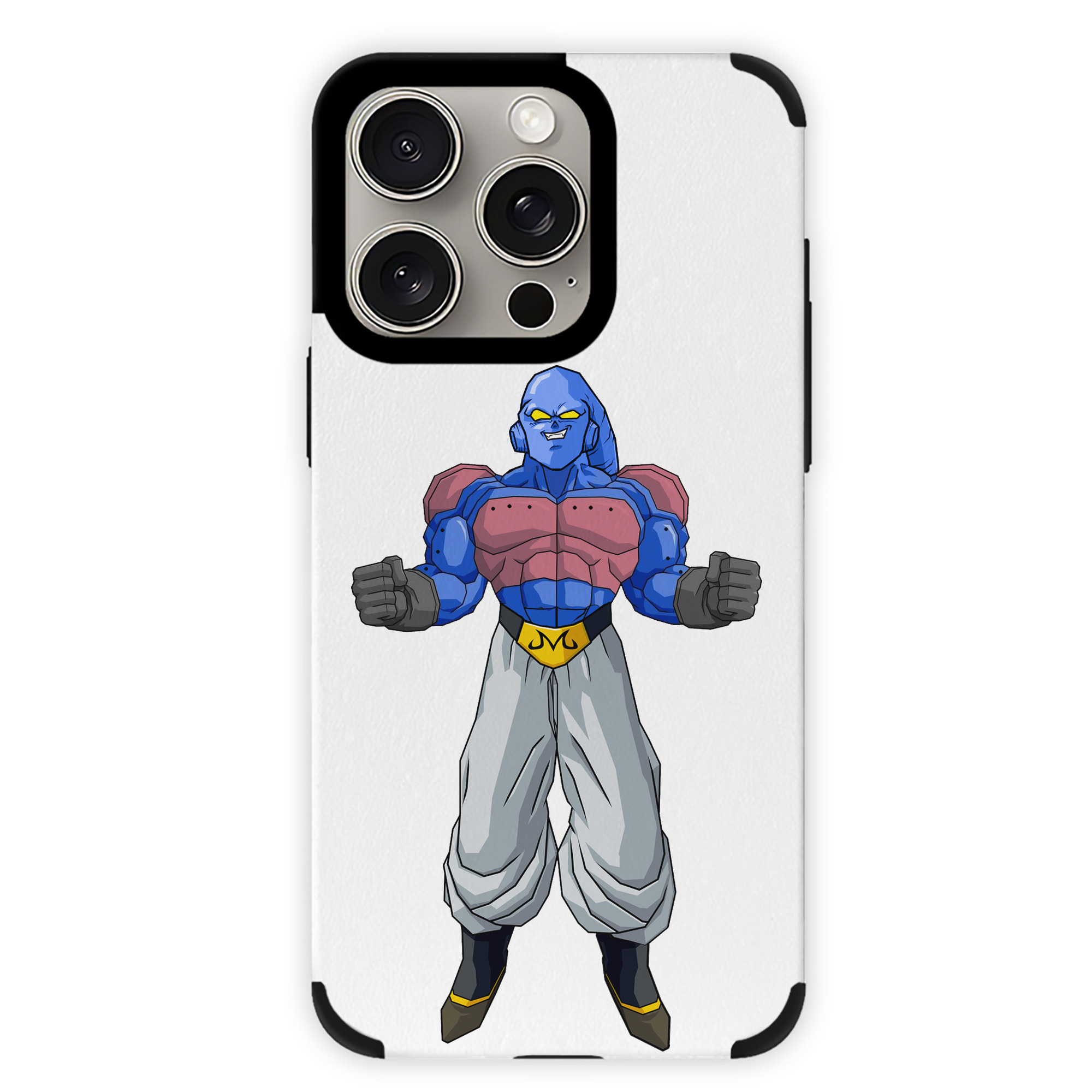 （画像用） ドラゴンボール 魔人ブウ DRAGON BALL Majin Buu 【iPhone15ProMax対応】 PUレザー スマホケース 耐衝撃＆黄変防止