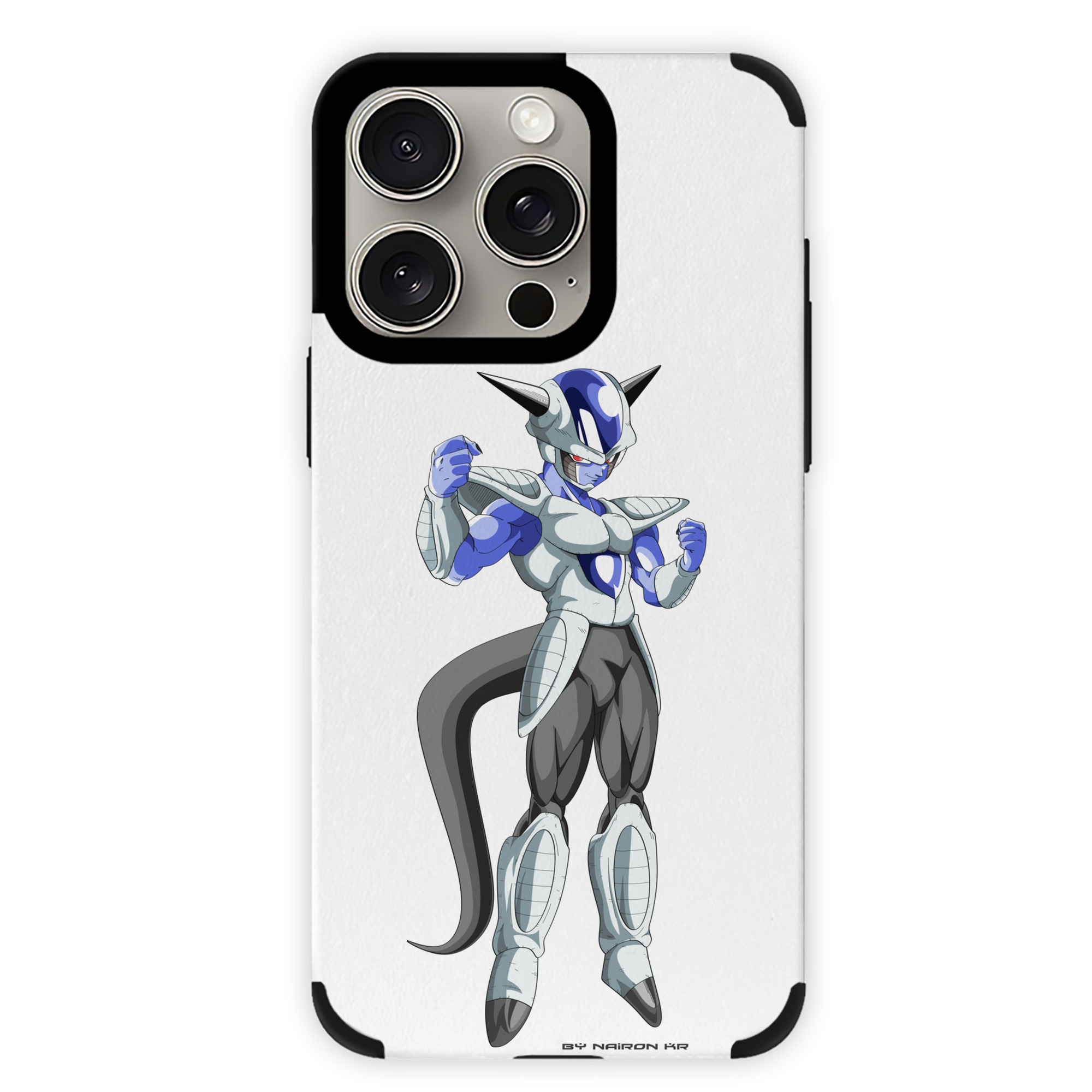（画像用） ドラゴンボール フリーザ DRAGON BALL Frieza 【iPhone15ProMax対応】 PUレザー スマホケース 耐衝撃＆黄変防止