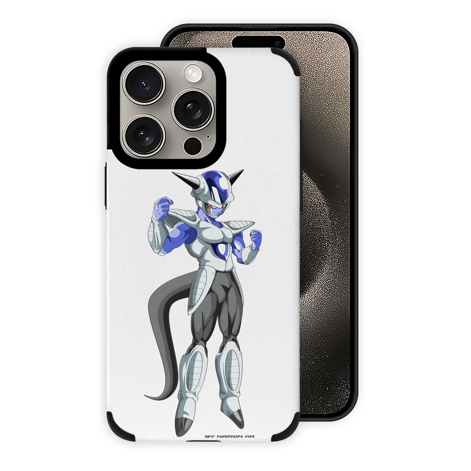 （画像用） ドラゴンボール フリーザ DRAGON BALL Frieza 【iPhone15ProMax対応】 PUレザー スマホケース 耐衝撃＆黄変防止