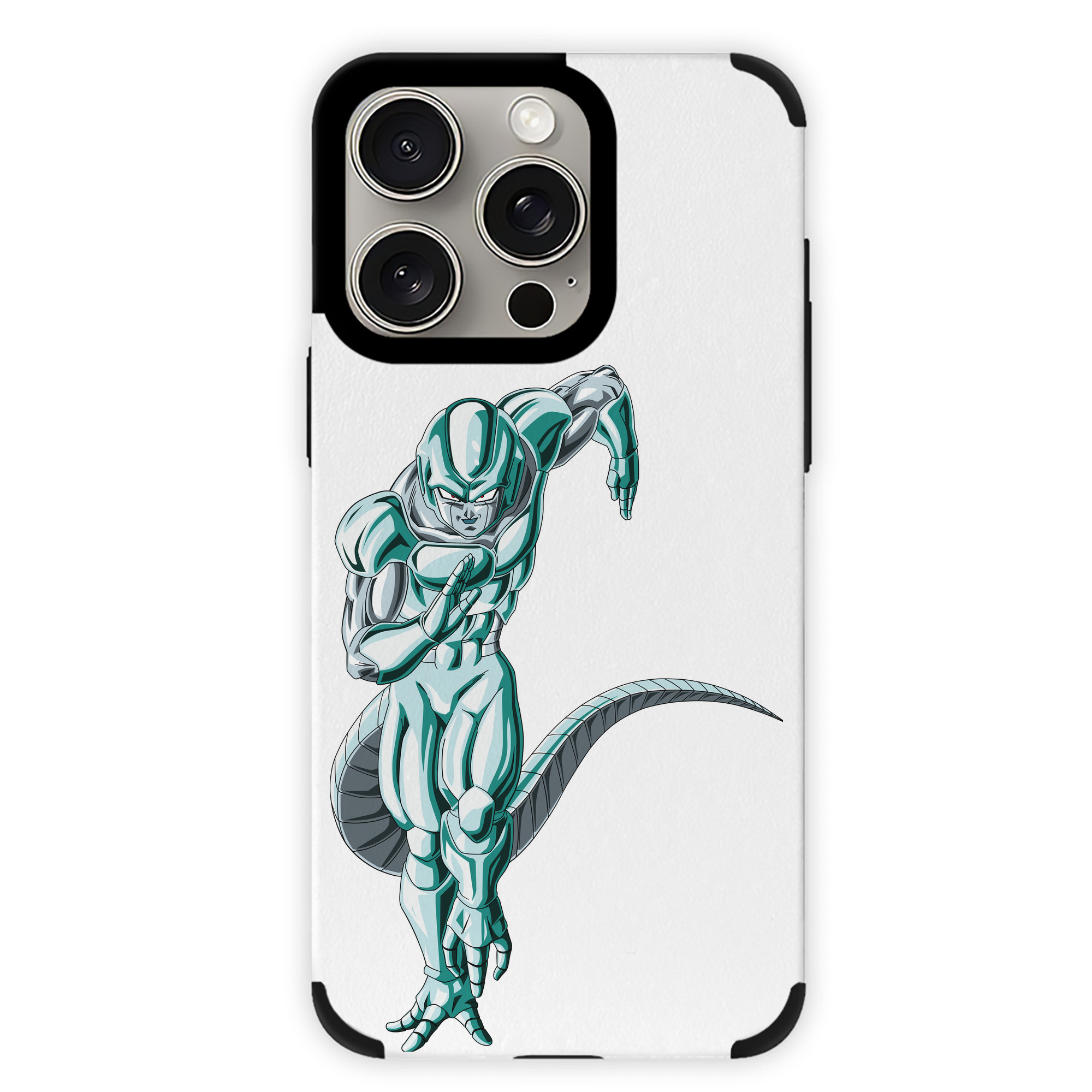 （画像用） ドラゴンボール フリーザ DRAGON BALL Frieza 【iPhone15ProMax対応】 PUレザー スマホケース 耐衝撃＆黄変防止