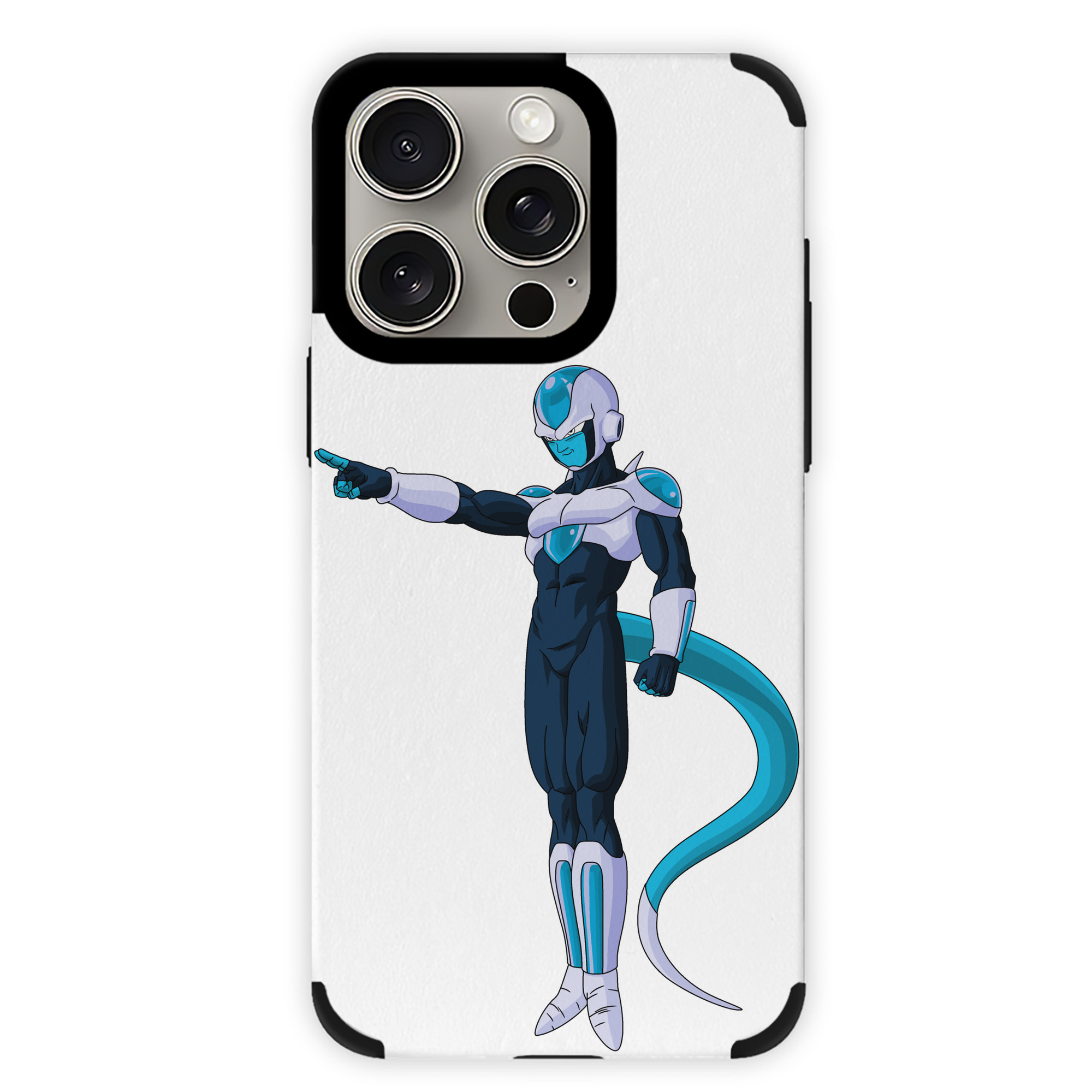 （画像用） ドラゴンボール フリーザ DRAGON BALL Frieza 【iPhone15ProMax対応】 PUレザー スマホケース 耐衝撃＆黄変防止