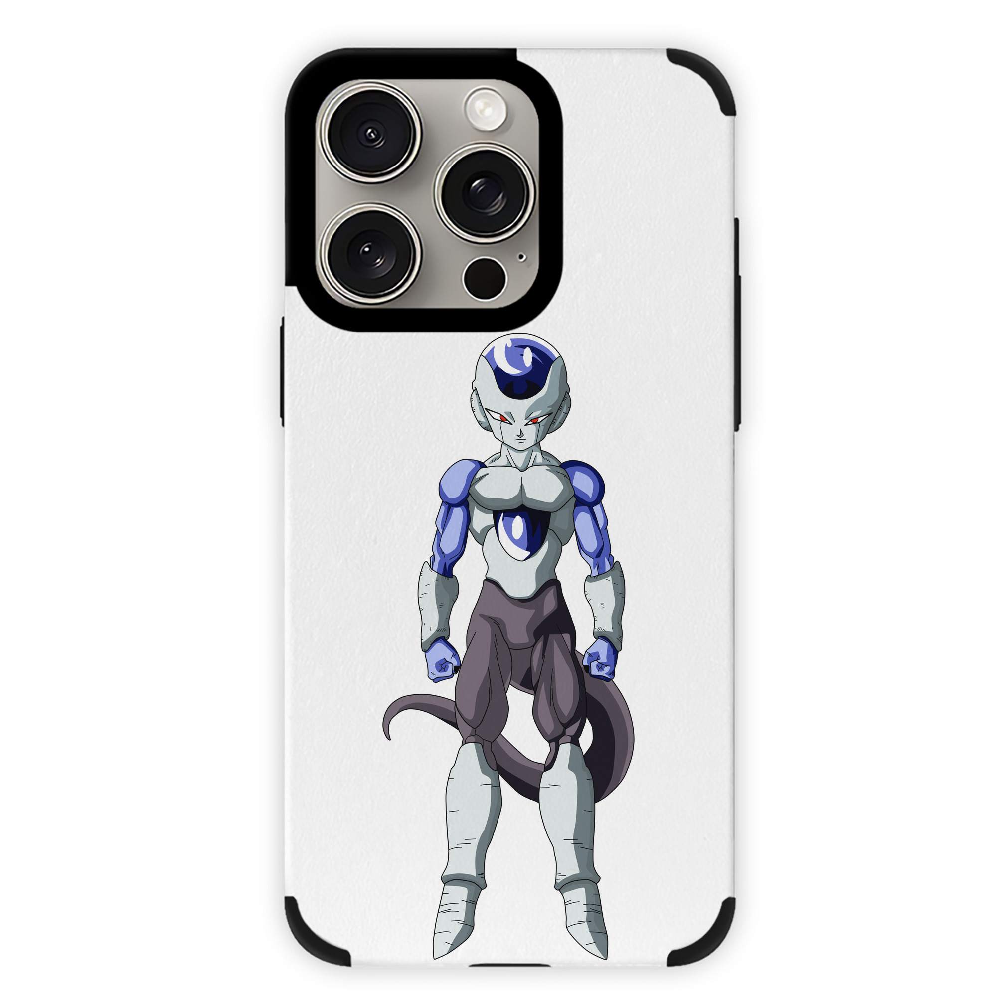 （画像用） ドラゴンボール フリーザ DRAGON BALL Frieza 【iPhone15ProMax対応】 PUレザー スマホケース 耐衝撃＆黄変防止