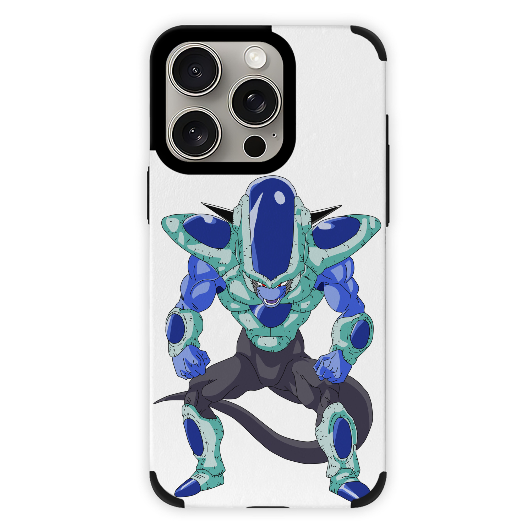 （画像用） ドラゴンボール フリーザ DRAGON BALL Frieza 【iPhone15ProMax対応】 PUレザー スマホケース 耐衝撃＆黄変防止
