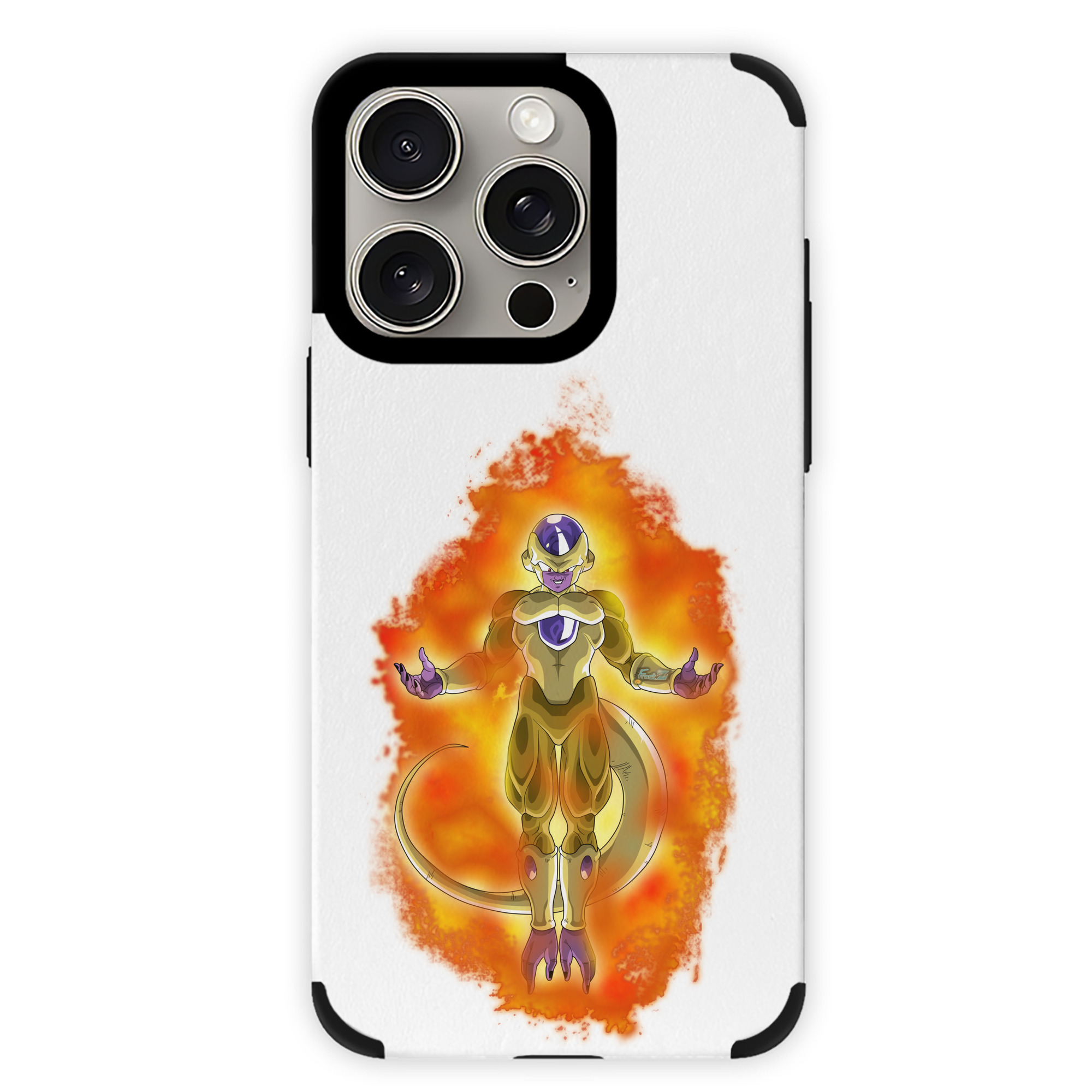 （画像用） ドラゴンボール フリーザ DRAGON BALL Frieza 【iPhone15ProMax対応】 PUレザー スマホケース 耐衝撃＆黄変防止