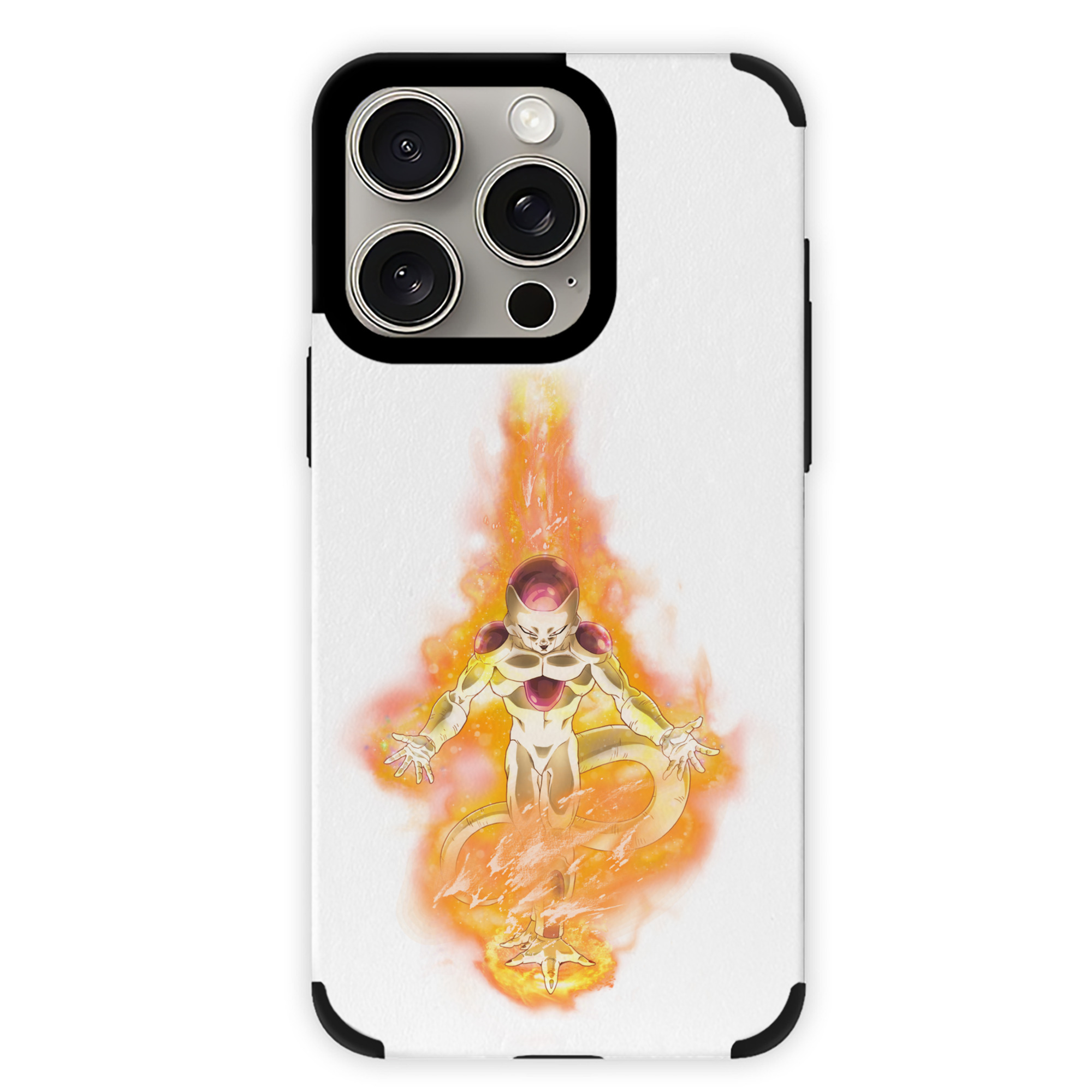 （画像用） ドラゴンボール フリーザ DRAGON BALL Frieza 【iPhone15ProMax対応】 PUレザー スマホケース 耐衝撃＆黄変防止