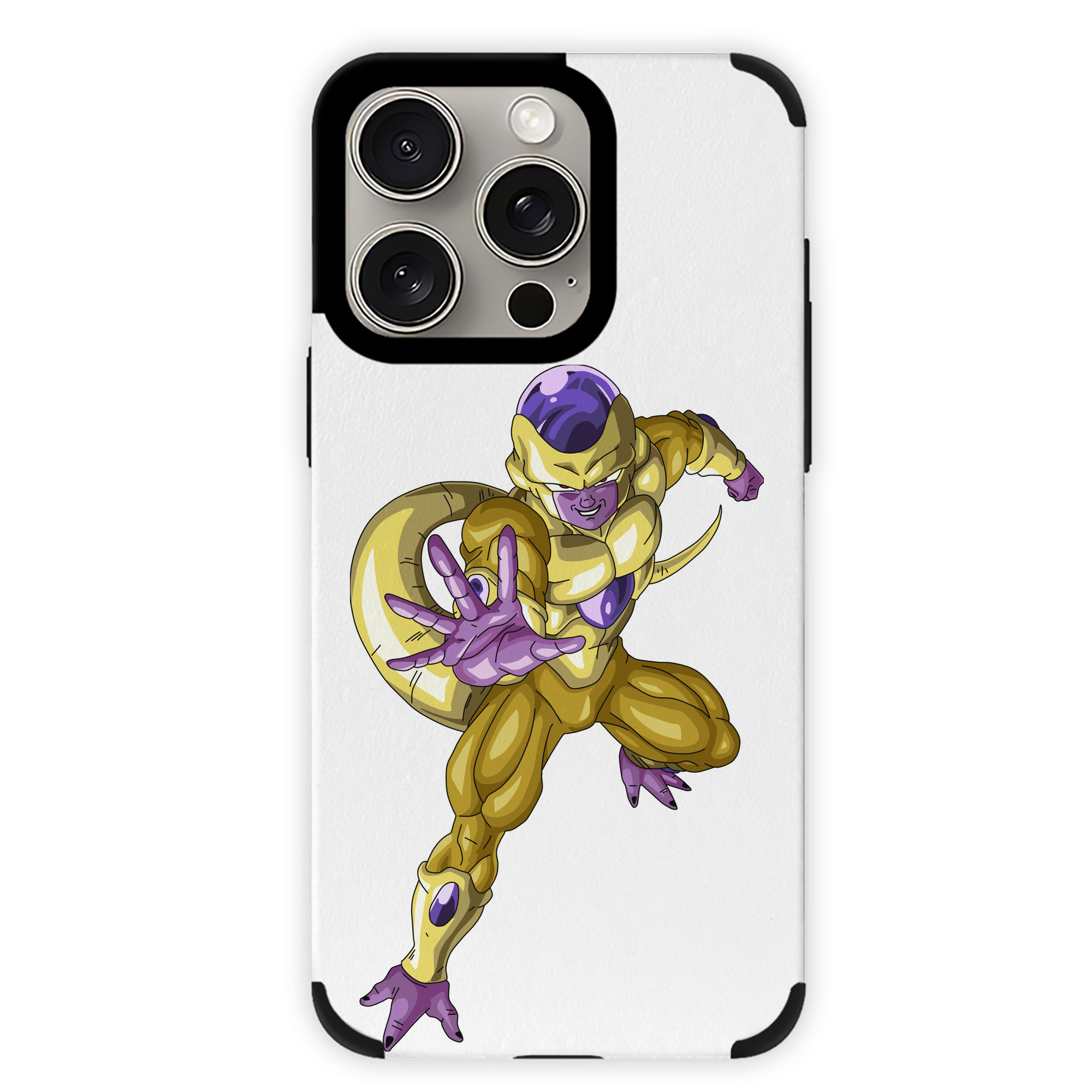 （画像用） ドラゴンボール フリーザ DRAGON BALL Frieza 【iPhone15ProMax対応】 PUレザー スマホケース 耐衝撃＆黄変防止