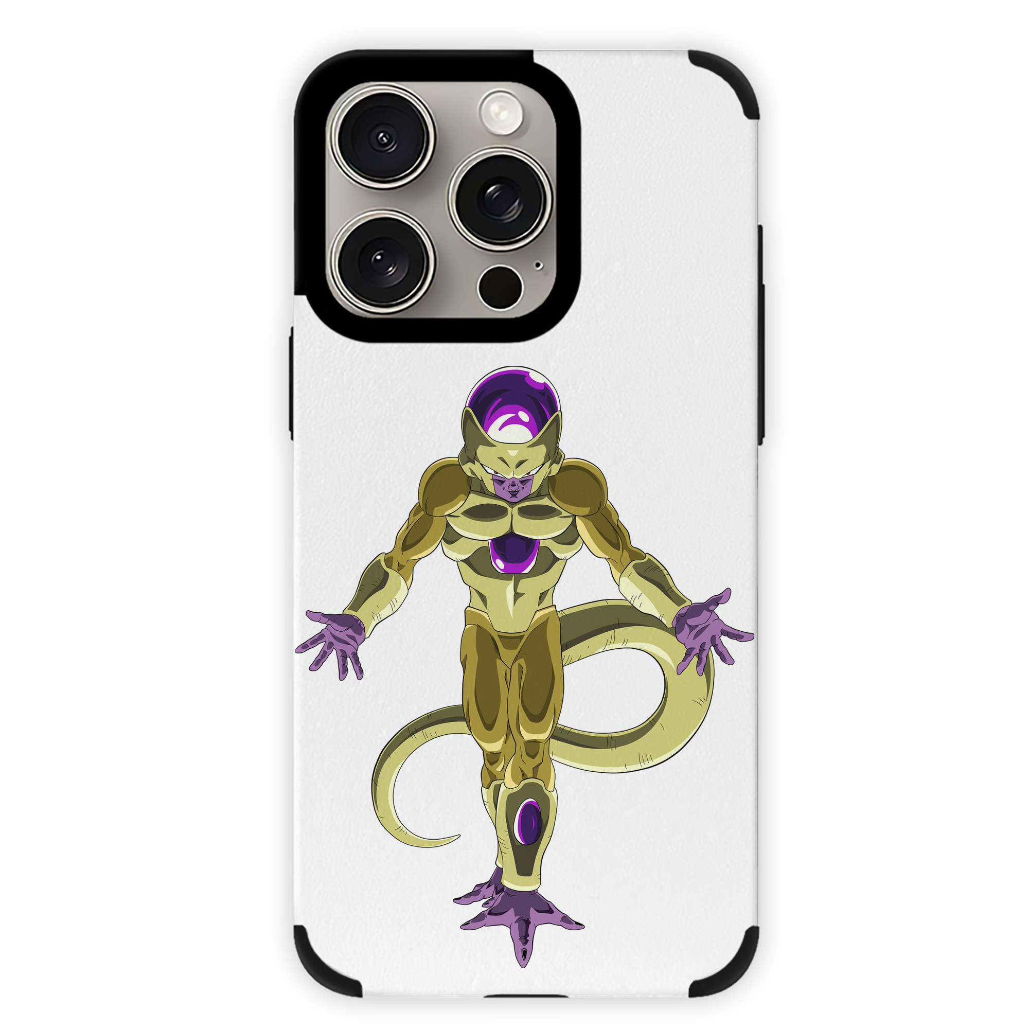 （画像用） ドラゴンボール フリーザ DRAGON BALL Frieza 【iPhone15ProMax対応】 PUレザー スマホケース 耐衝撃＆黄変防止