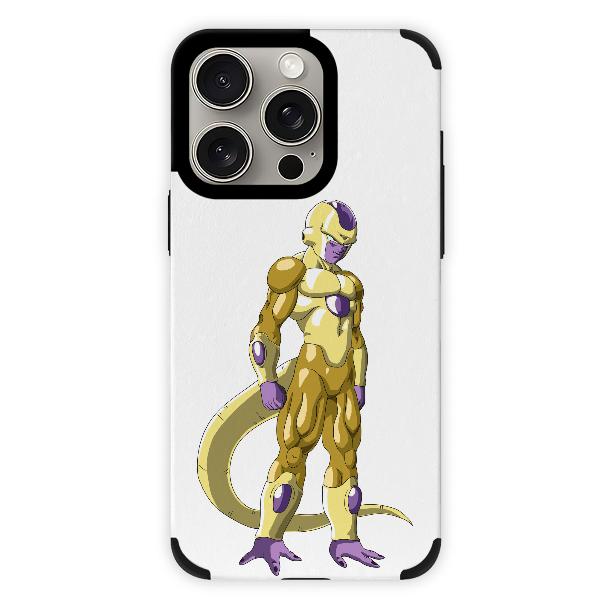 （画像用） ドラゴンボール フリーザ DRAGON BALL Frieza 【iPhone15ProMax対応】 PUレザー スマホケース 耐衝撃＆黄変防止