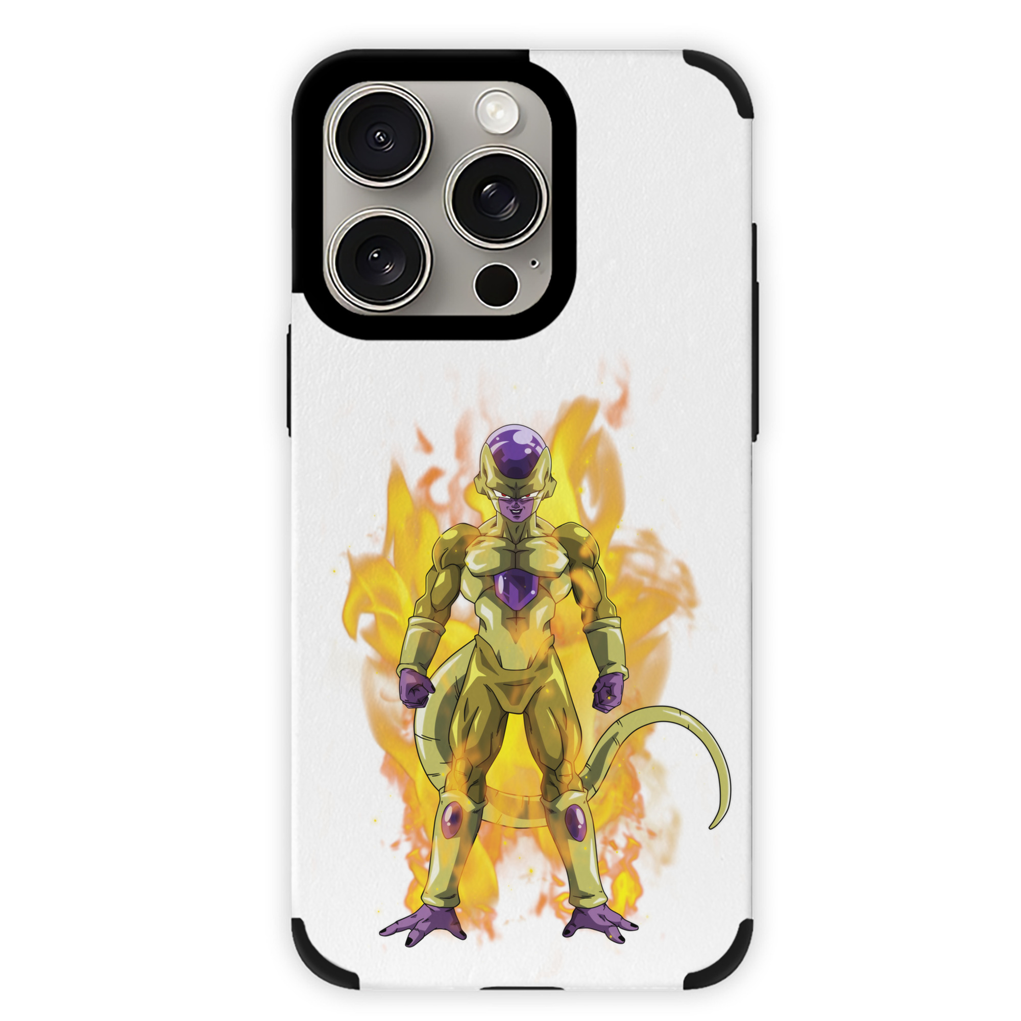 （画像用） ドラゴンボール フリーザ DRAGON BALL Frieza 【iPhone15ProMax対応】 PUレザー スマホケース 耐衝撃＆黄変防止
