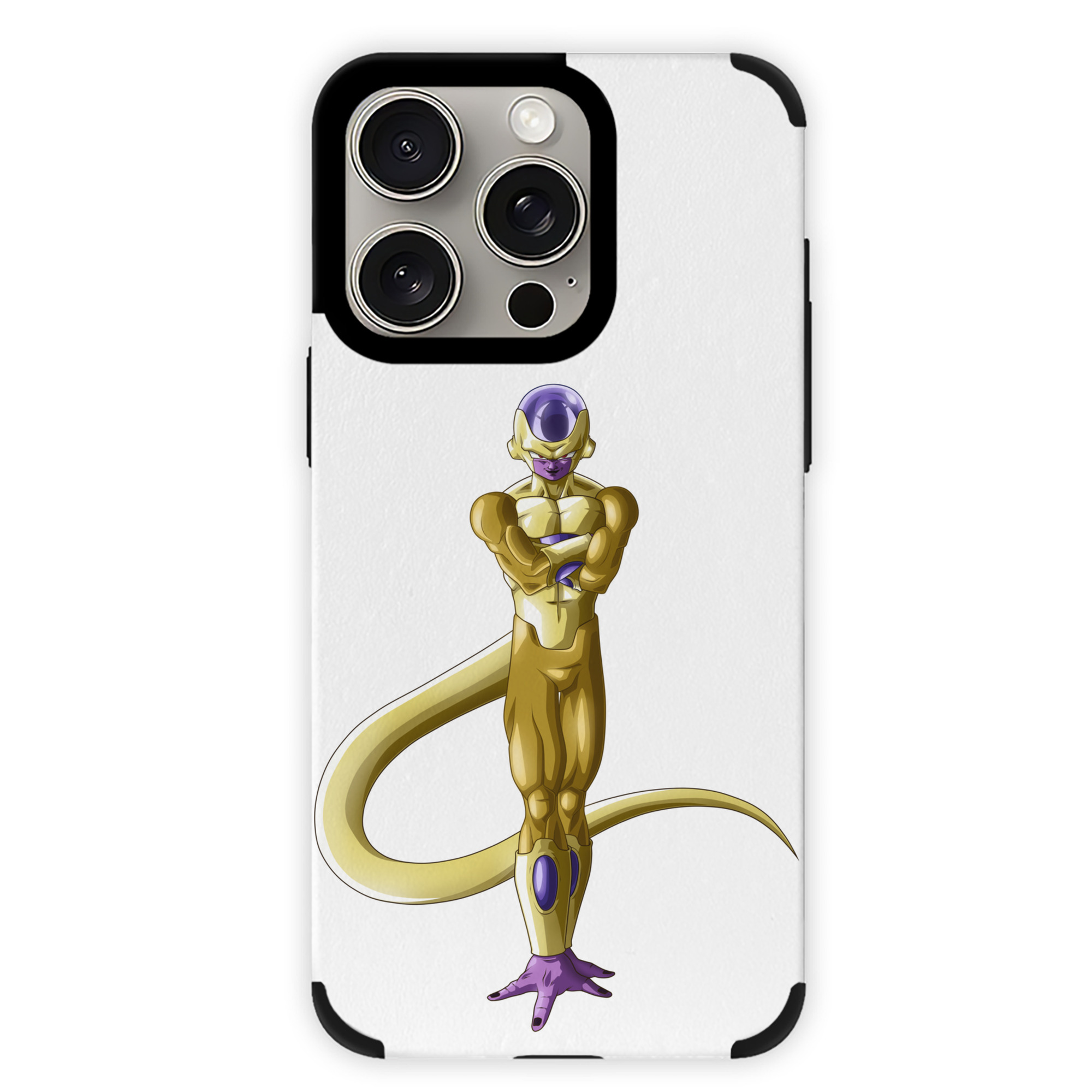 （画像用） ドラゴンボール フリーザ DRAGON BALL Frieza 【iPhone15ProMax対応】 PUレザー スマホケース 耐衝撃＆黄変防止