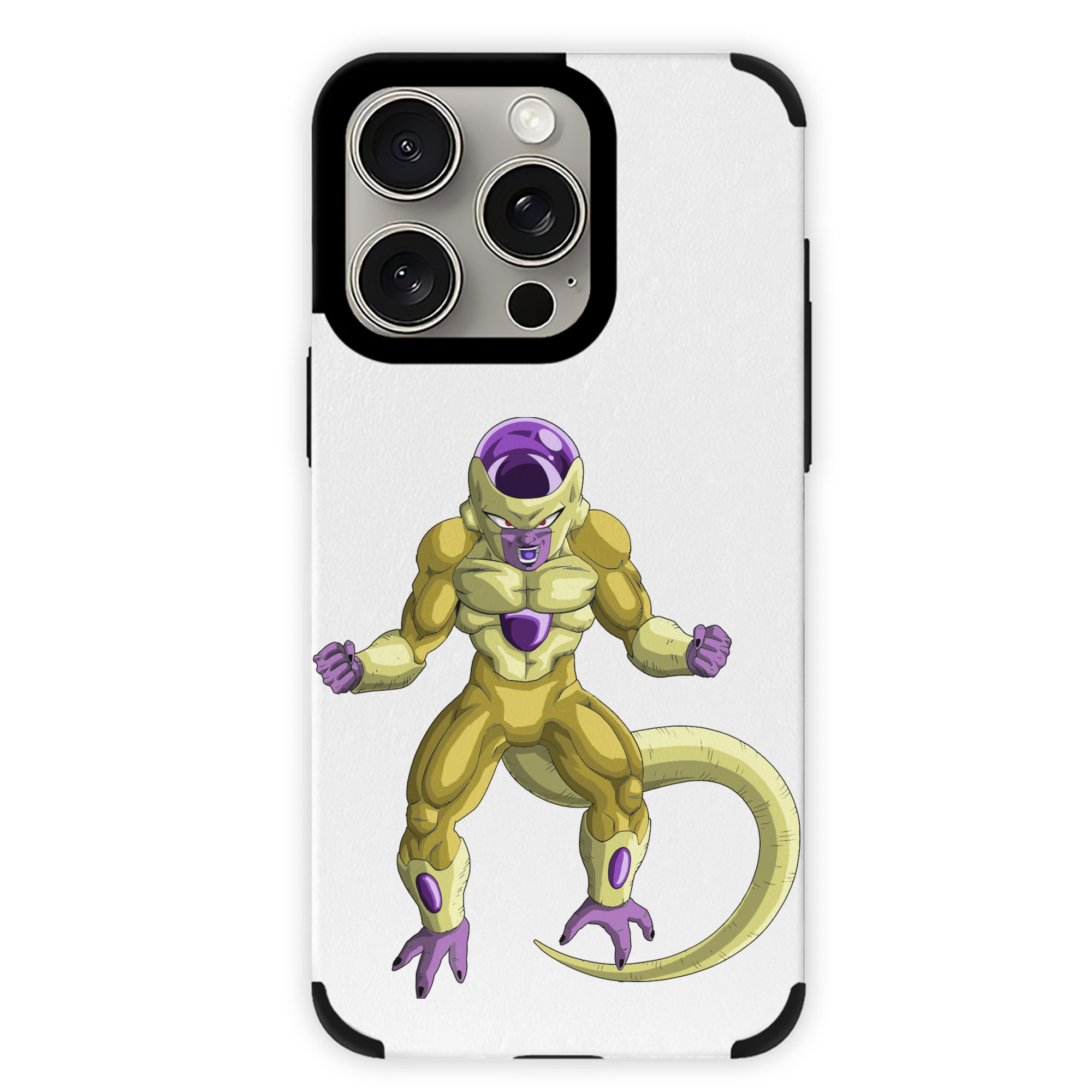 （画像用） ドラゴンボール フリーザ DRAGON BALL Frieza 【iPhone15ProMax対応】 PUレザー スマホケース 耐衝撃＆黄変防止