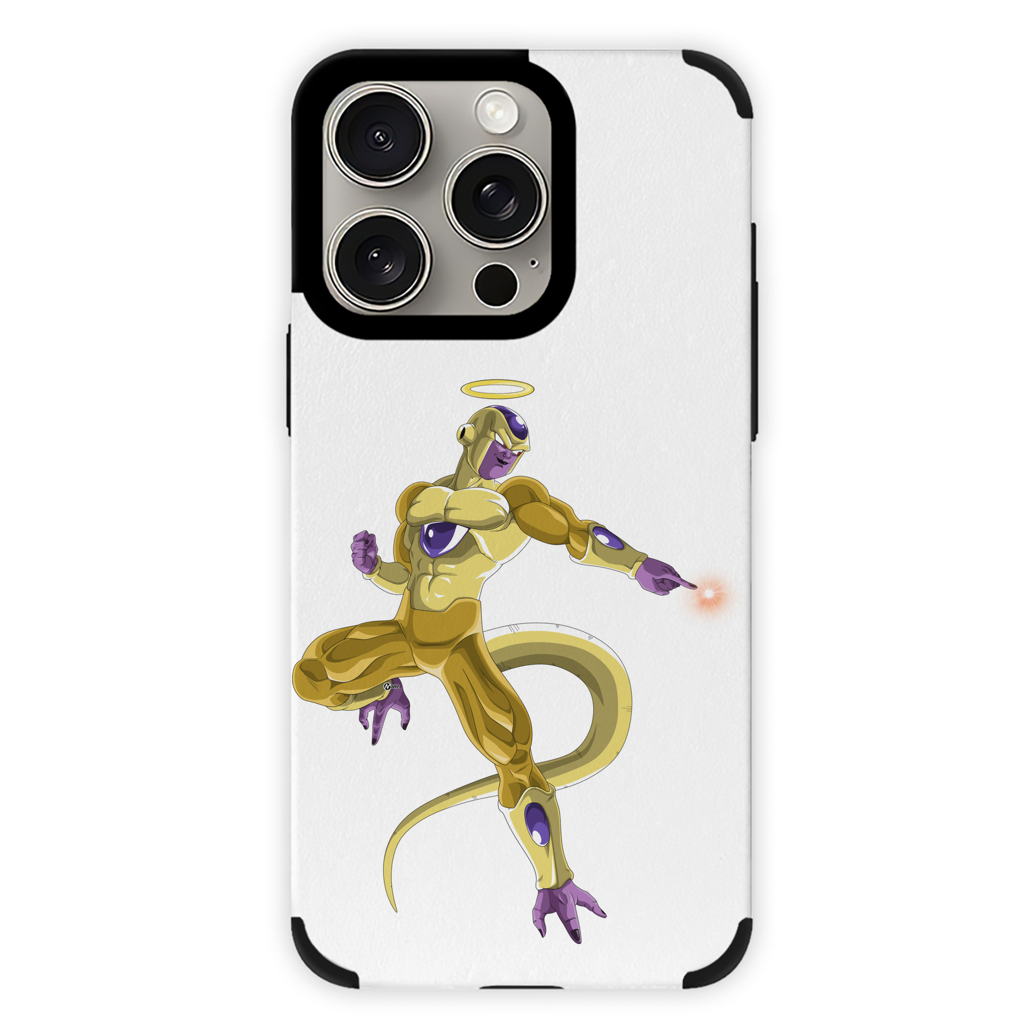 （画像用） ドラゴンボール フリーザ DRAGON BALL Frieza 【iPhone15ProMax対応】 PUレザー スマホケース 耐衝撃＆黄変防止