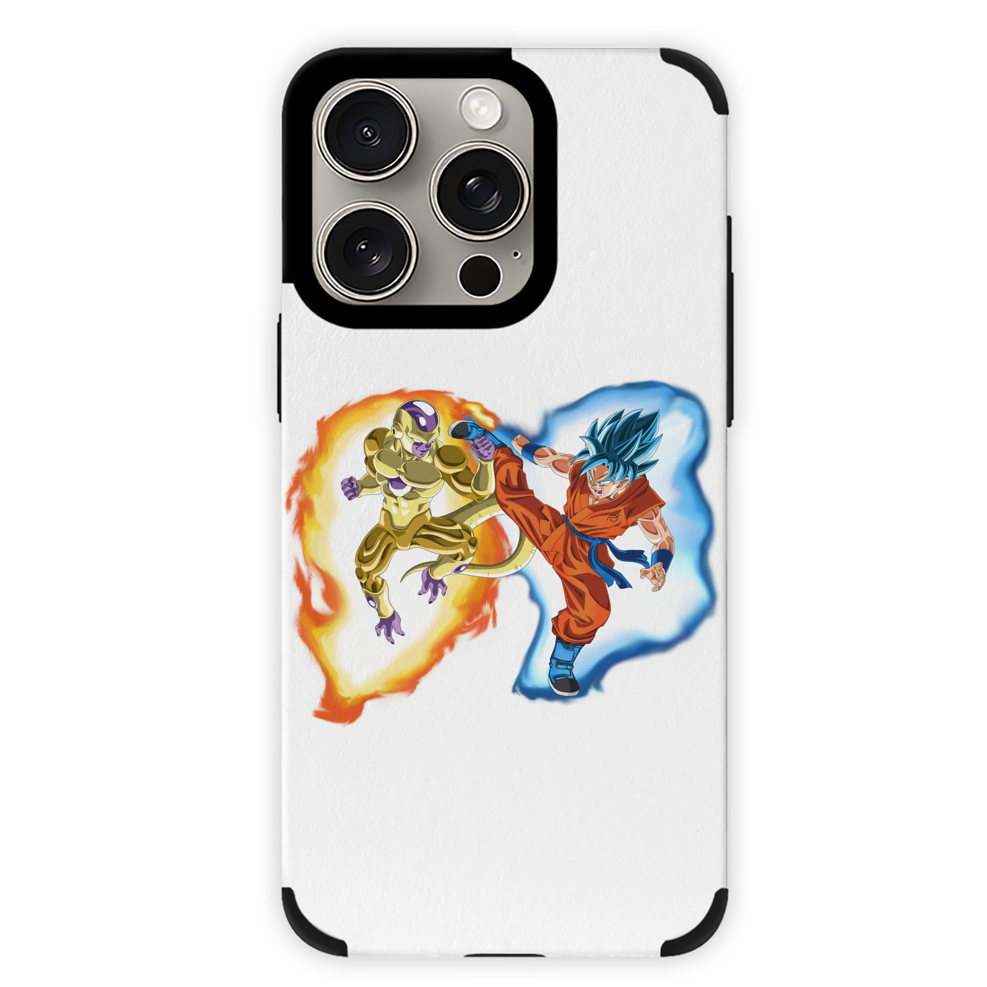 （画像用） ドラゴンボール フリーザ DRAGON BALL Frieza 【iPhone15ProMax対応】 PUレザー スマホケース 耐衝撃＆黄変防止