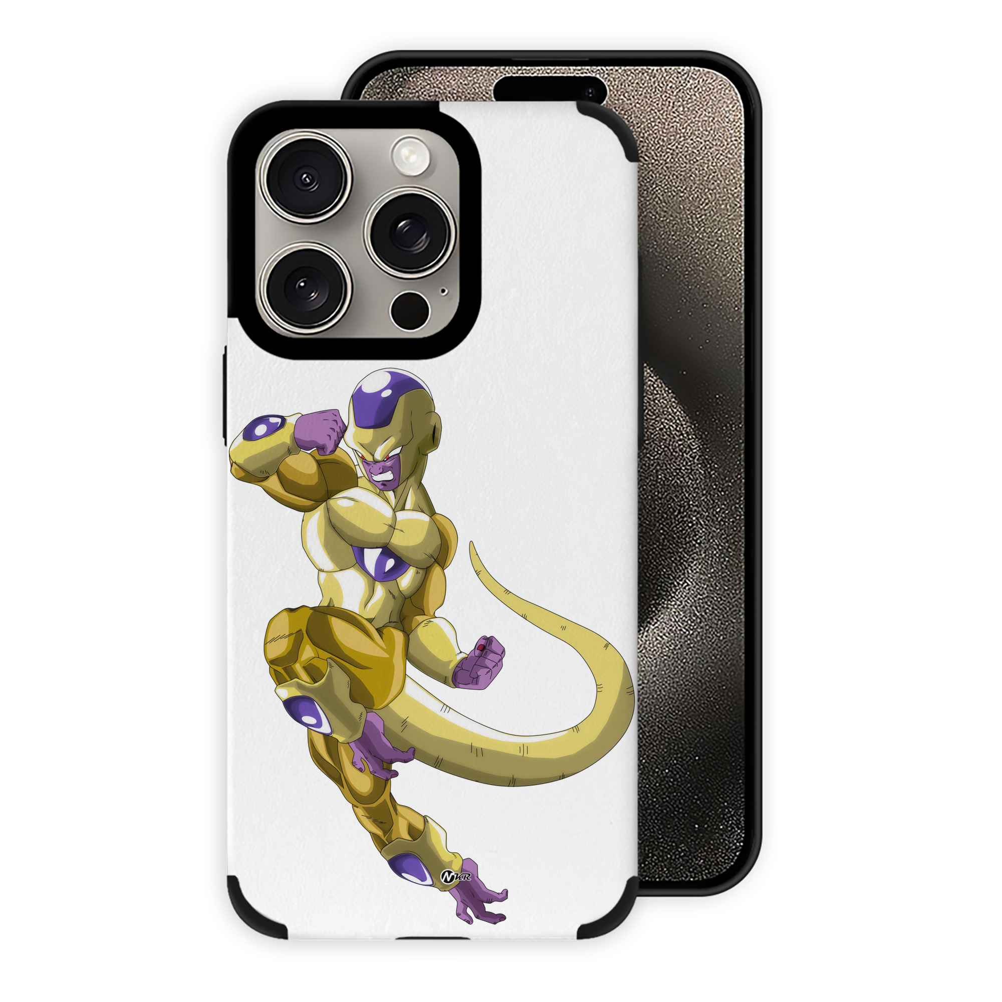 （画像用） ドラゴンボール フリーザ DRAGON BALL Frieza 【iPhone15ProMax対応】 PUレザー スマホケース 耐衝撃＆黄変防止