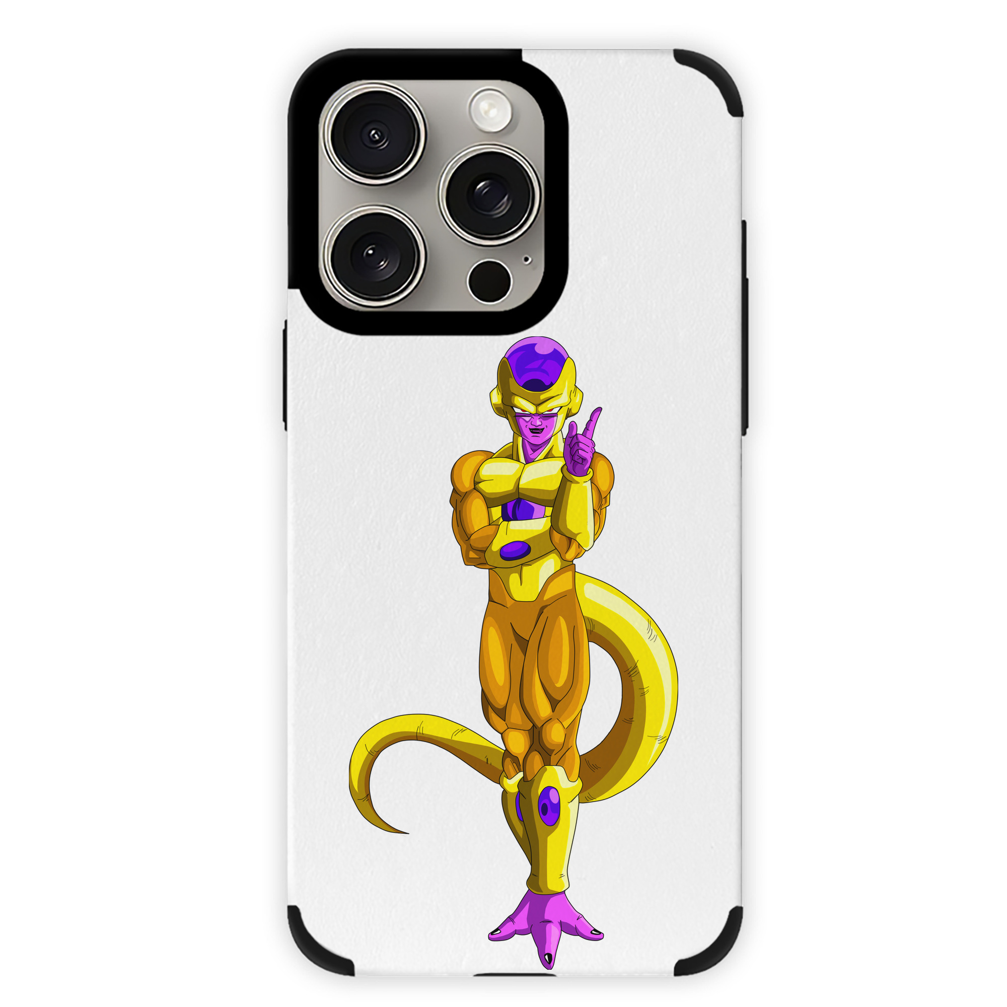 （画像用） ドラゴンボール フリーザ DRAGON BALL Frieza 【iPhone15ProMax対応】 PUレザー スマホケース 耐衝撃＆黄変防止