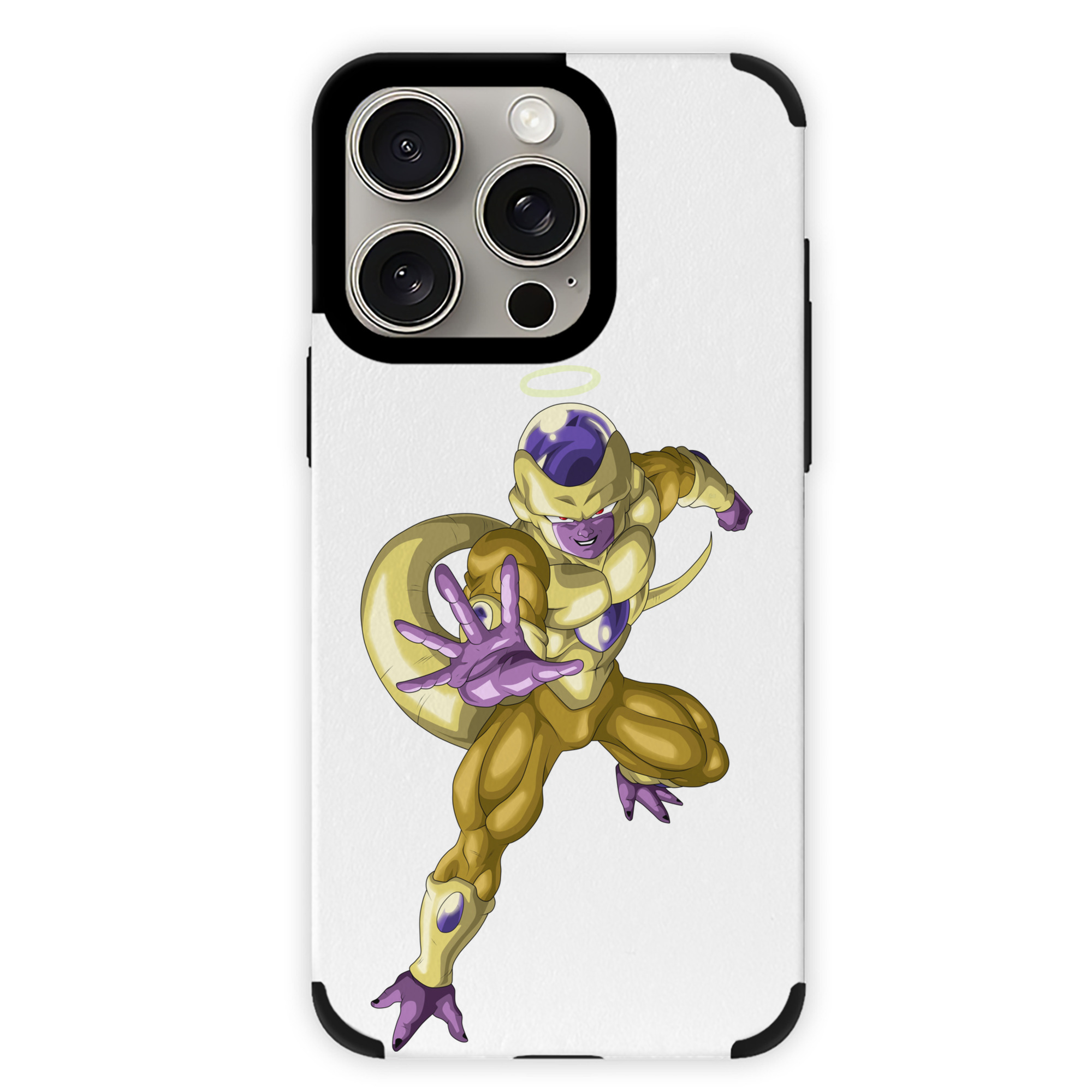 （画像用） ドラゴンボール フリーザ DRAGON BALL Frieza 【iPhone15ProMax対応】 PUレザー スマホケース 耐衝撃＆黄変防止