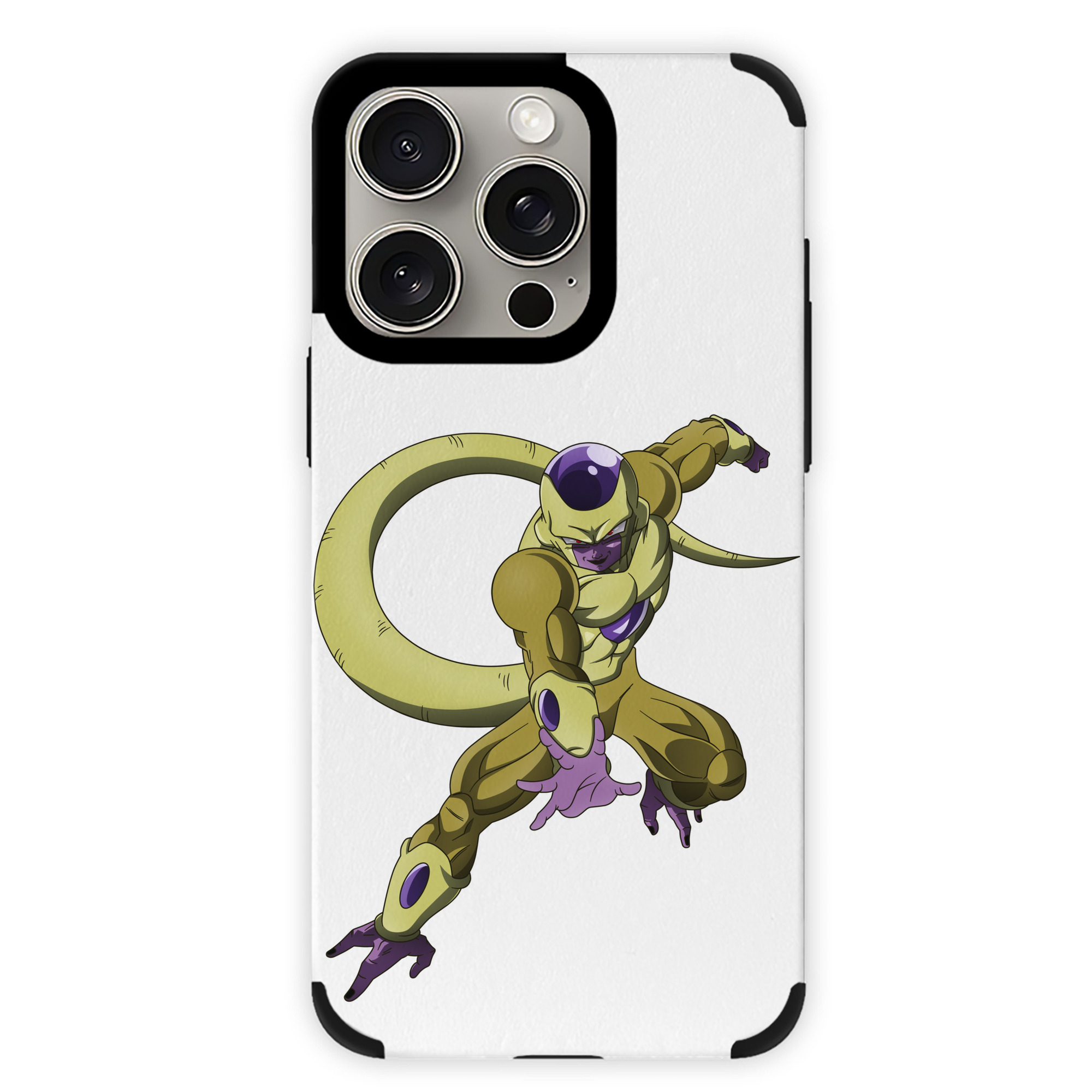 （画像用） ドラゴンボール フリーザ DRAGON BALL Frieza 【iPhone15ProMax対応】 PUレザー スマホケース 耐衝撃＆黄変防止