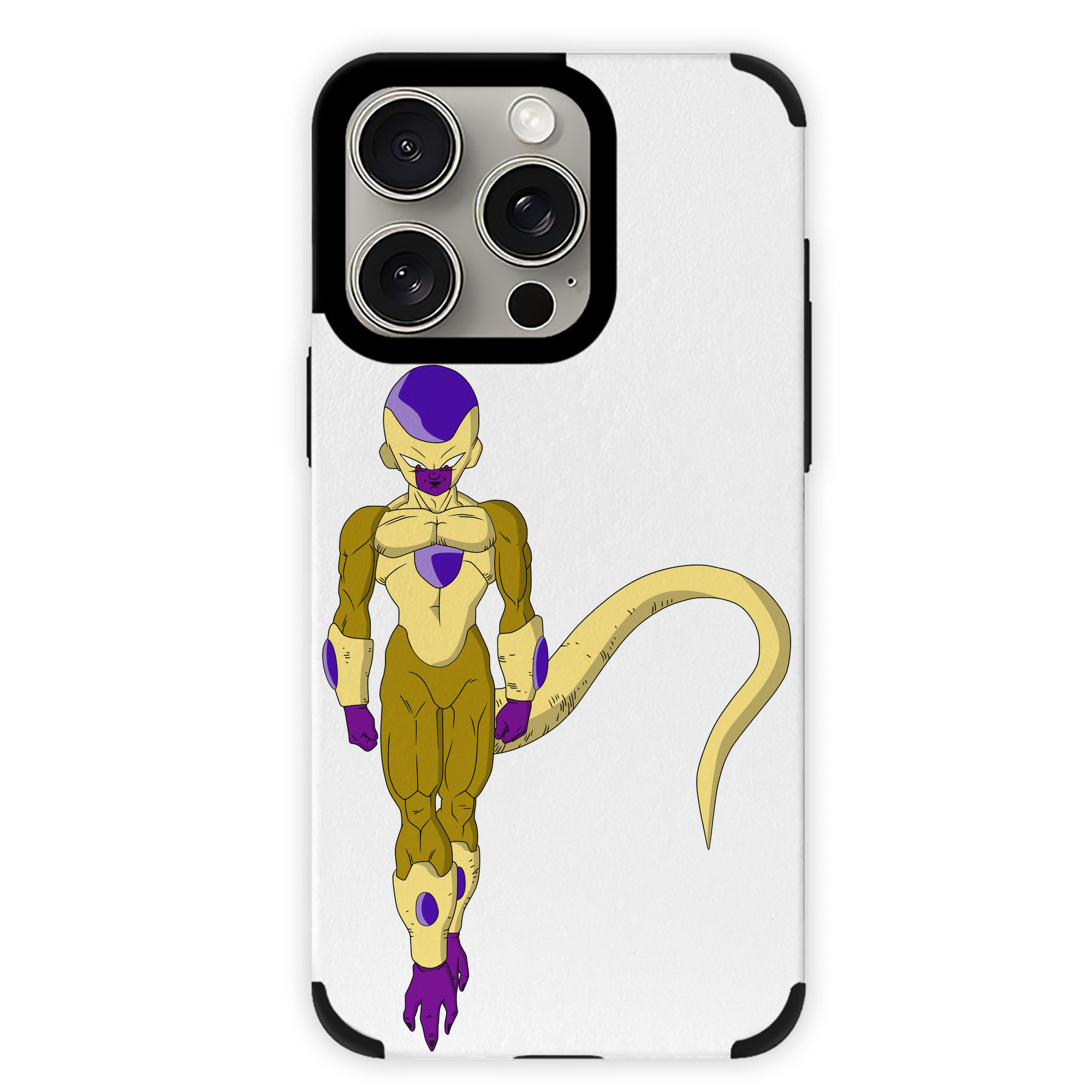 （画像用） ドラゴンボール フリーザ DRAGON BALL Frieza 【iPhone15ProMax対応】 PUレザー スマホケース 耐衝撃＆黄変防止