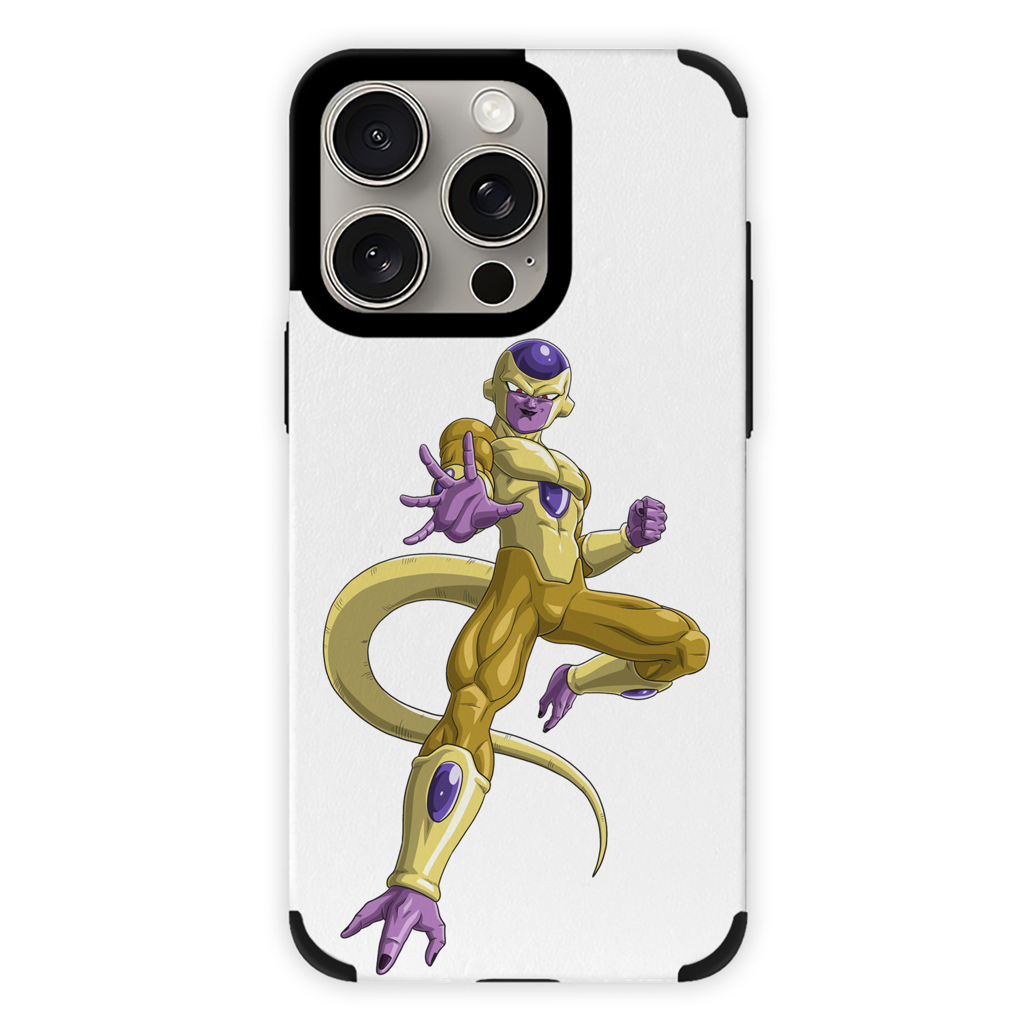 （画像用） ドラゴンボール フリーザ DRAGON BALL Frieza 【iPhone15ProMax対応】 PUレザー スマホケース 耐衝撃＆黄変防止